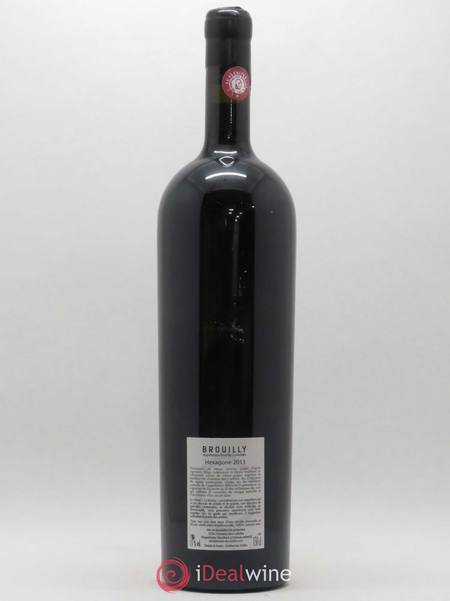 Brouilly Hexagone Domaine des Cadoles (sans prix de réserve) 2013 - Posten von 1 Magnum - 1