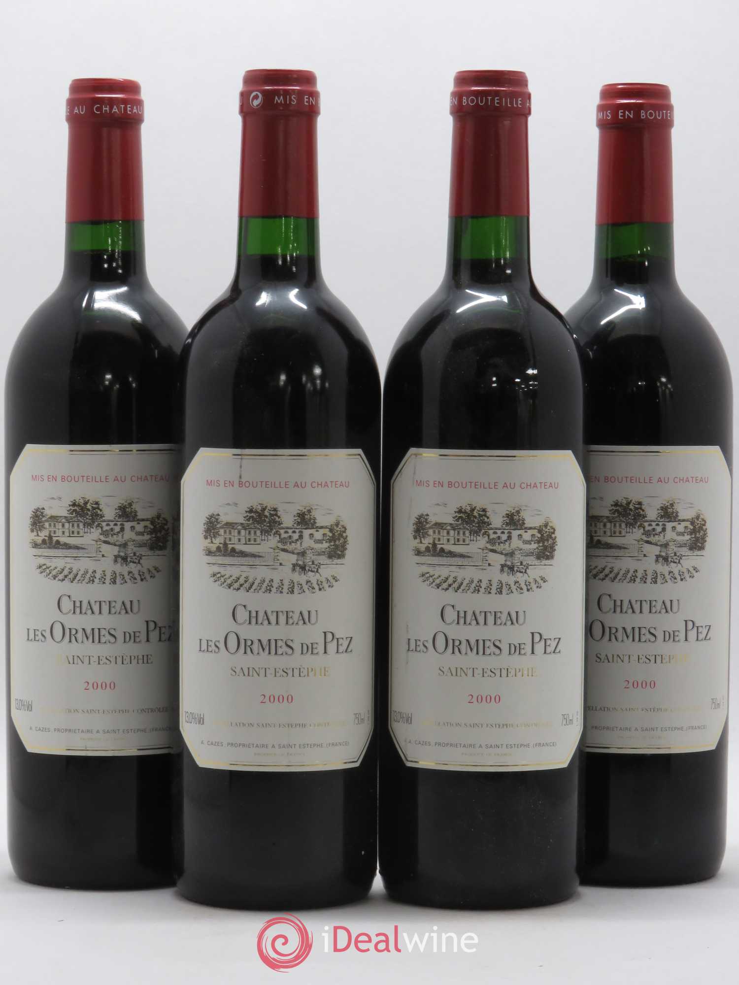 Château les Ormes de Pez 2000 - Lot de 4 bouteilles - 0