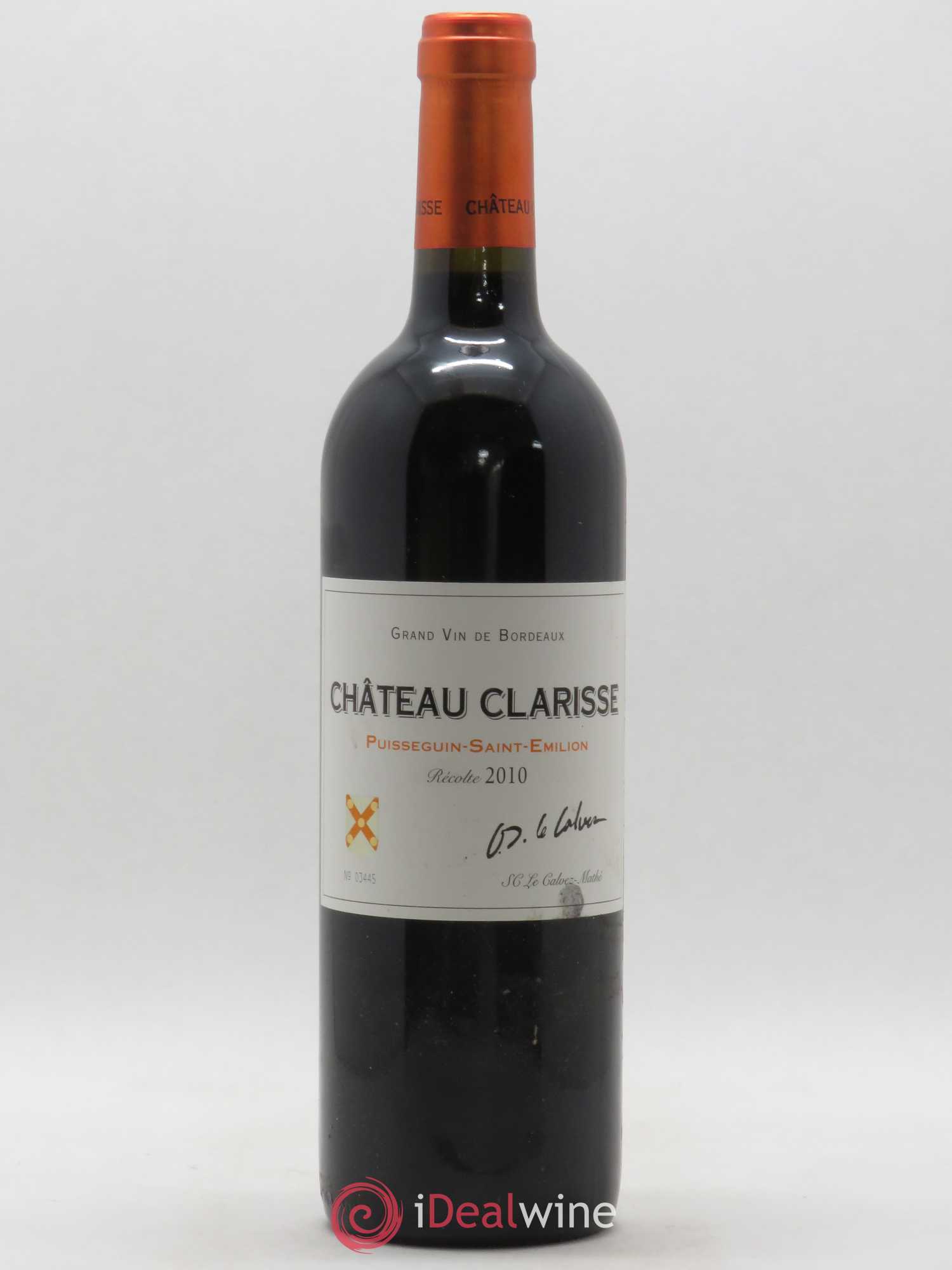 Château Clarisse 2010 - Lot de 1 bouteille - 0