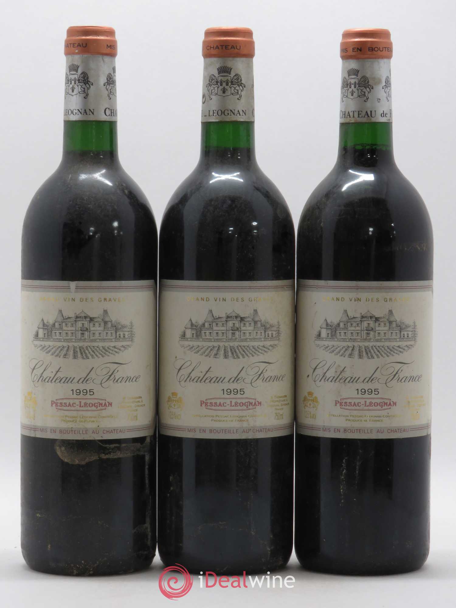 Château de France 1995 - Lot de 3 bouteilles - 0