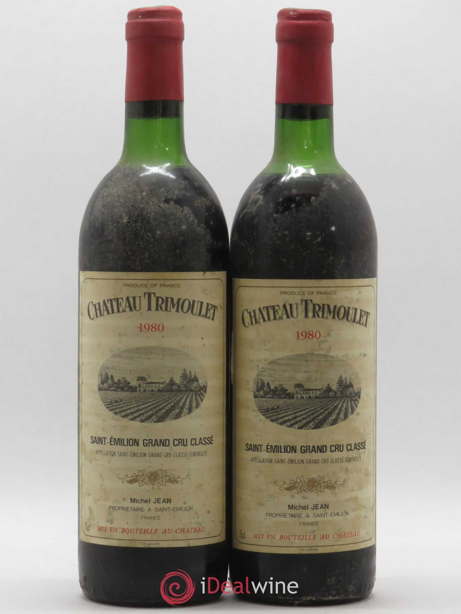 Château Trimoulet 1980 - Lot de 2 bouteilles - 0