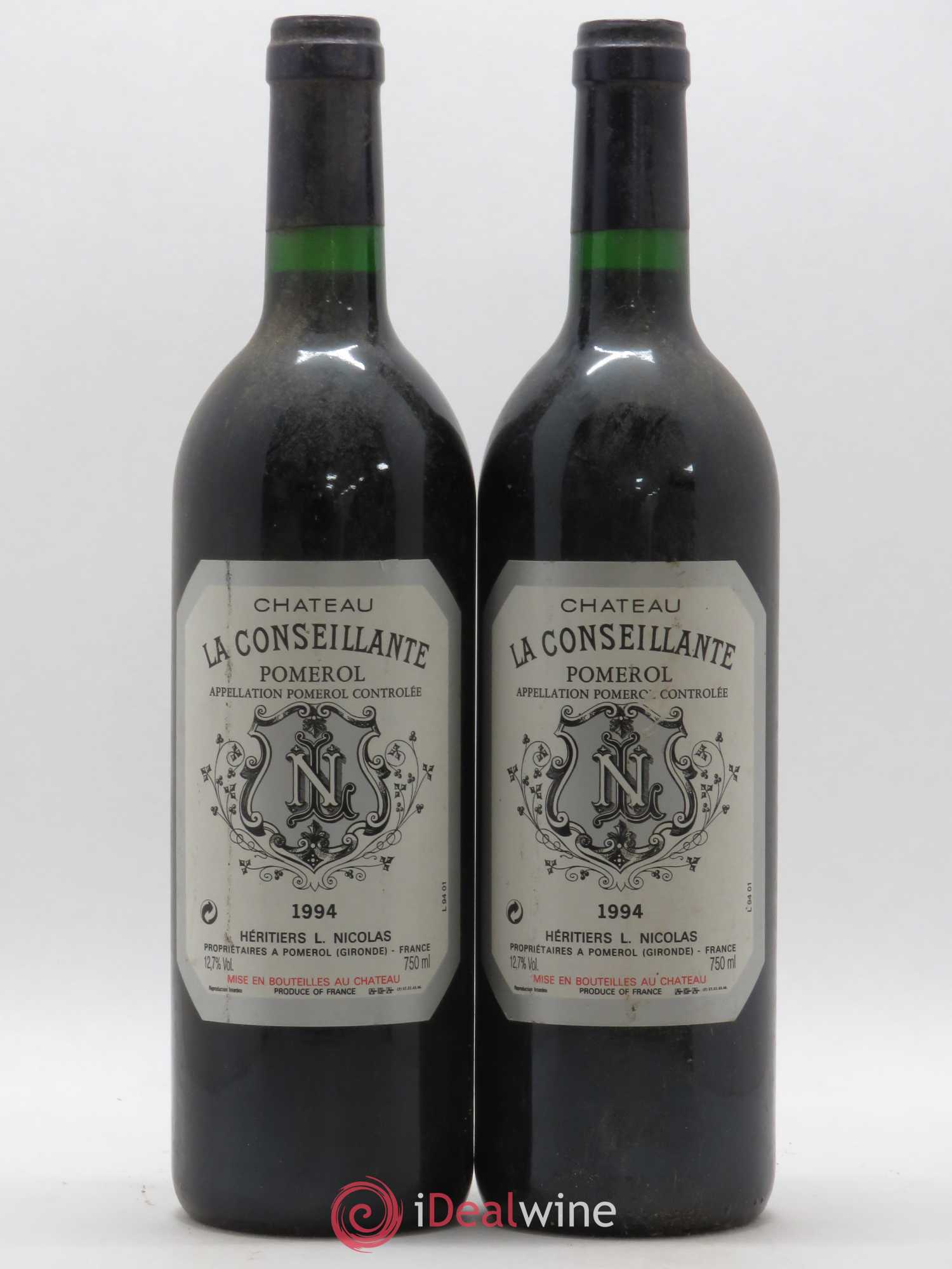 Château la Conseillante 1994 - Lot de 2 bouteilles - 0