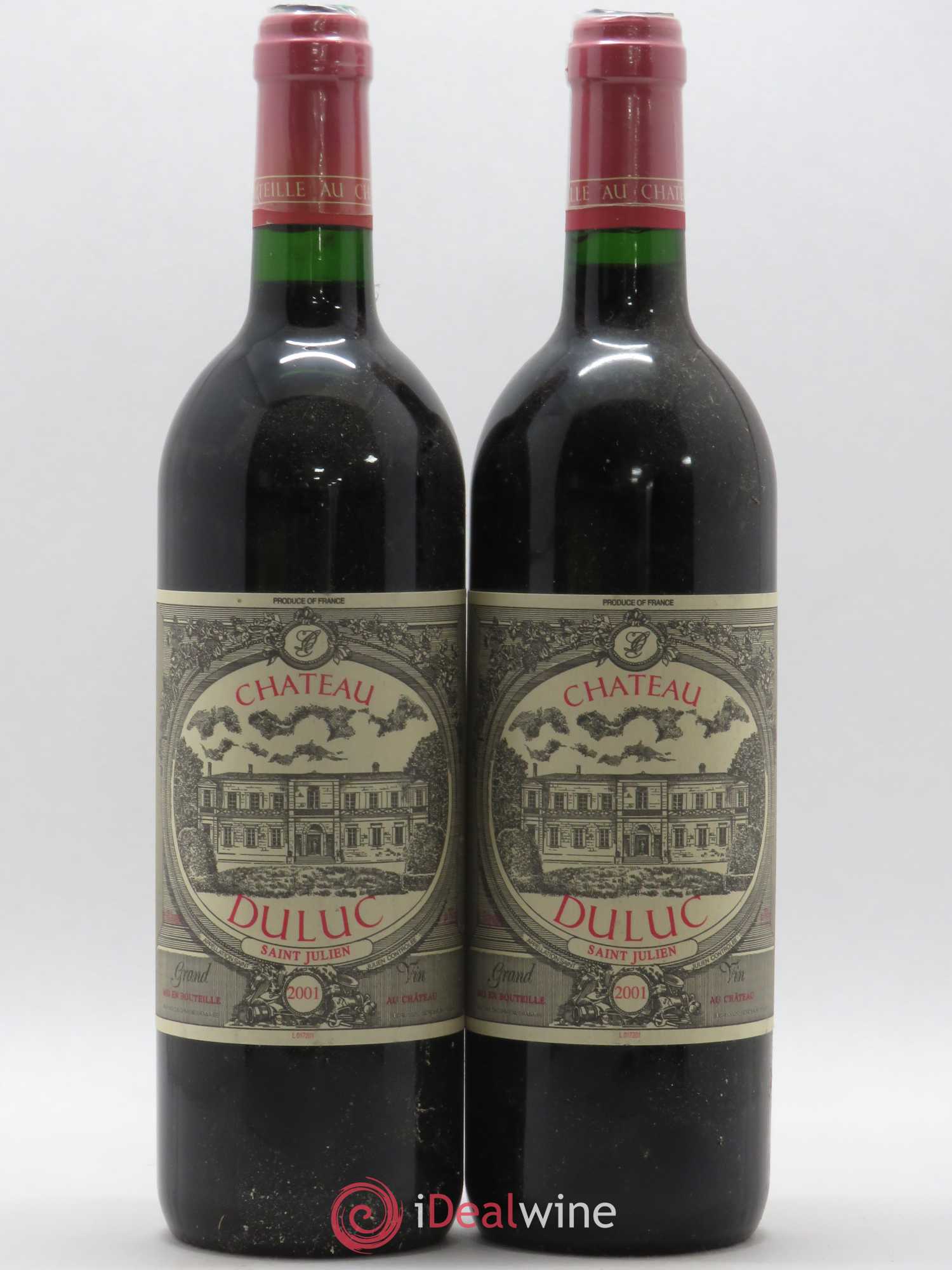 Duluc de Branaire Second Vin 2001 - Lot de 2 bouteilles - 0