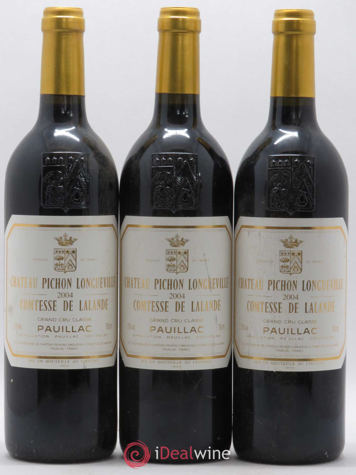 Château Pichon Longueville Comtesse de Lalande 2ème Grand Cru Classé 2004 - Lot de 6 bouteilles - 1
