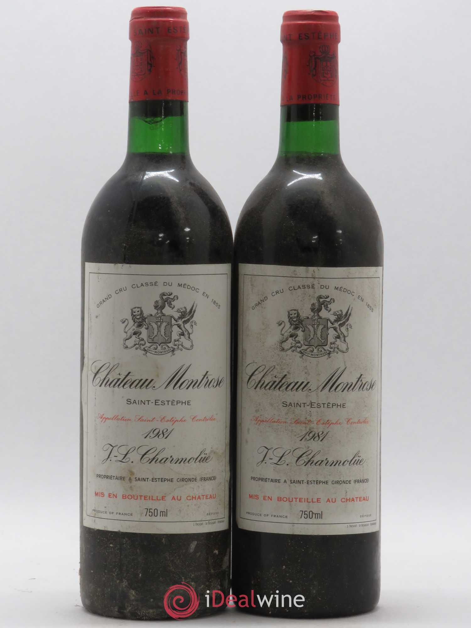 Château Montrose 2ème Grand Cru Classé 1981 - Lot de 2 bouteilles - 0