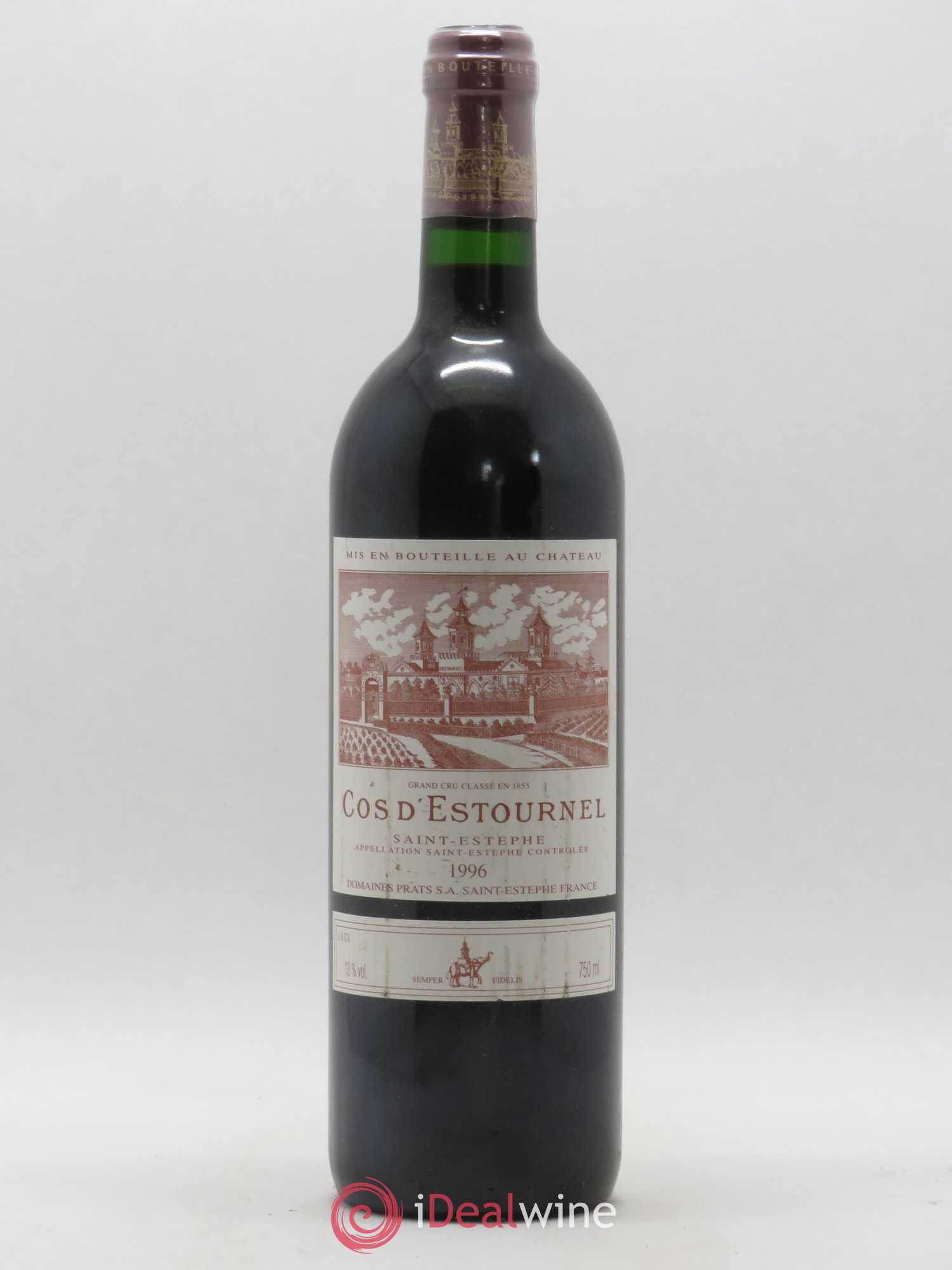 Cos d'Estournel 2ème Grand Cru Classé 1996 - Lot de 1 bouteille - 0