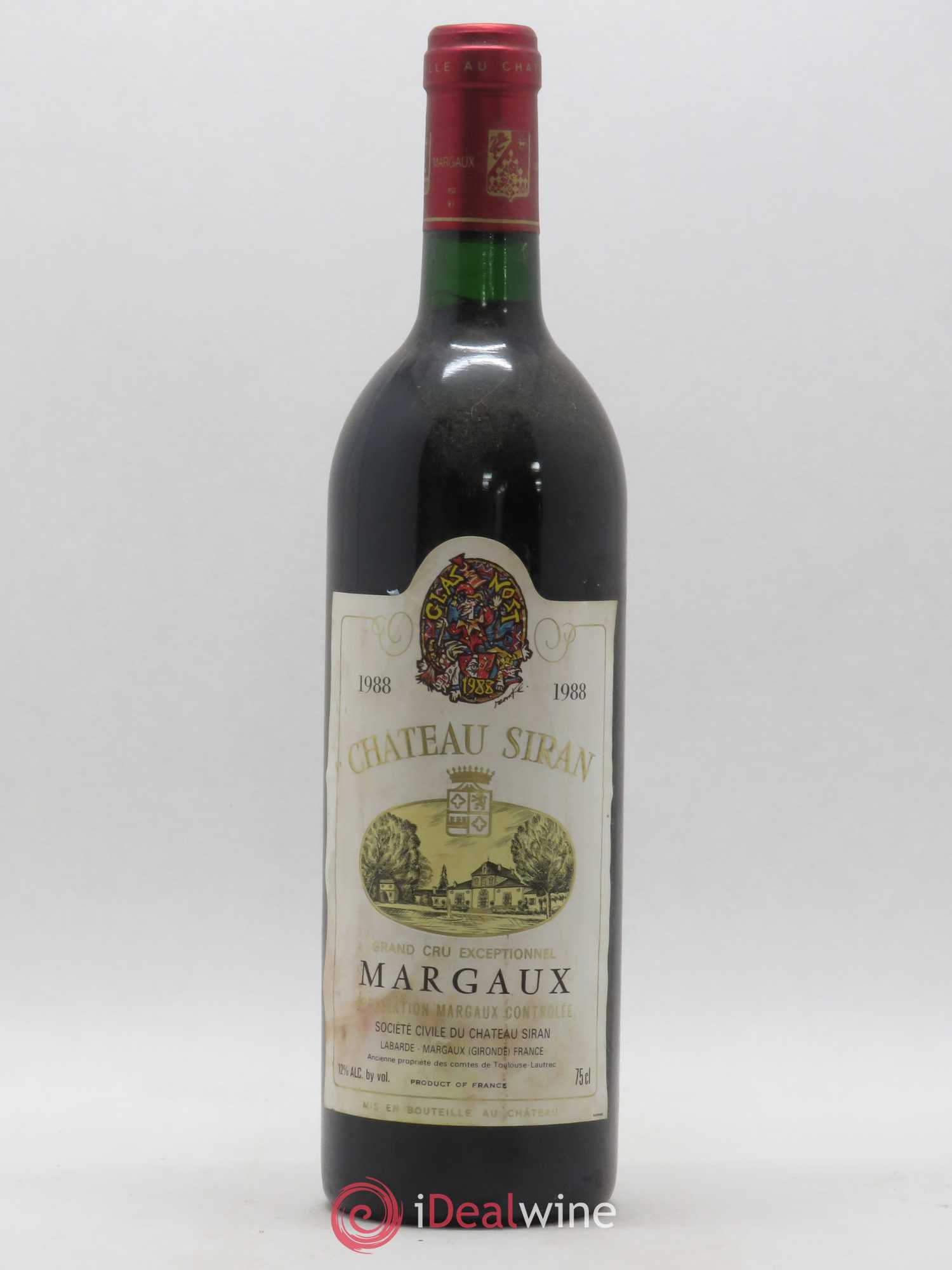 Château Siran 1988 - Lot de 1 bouteille - 0