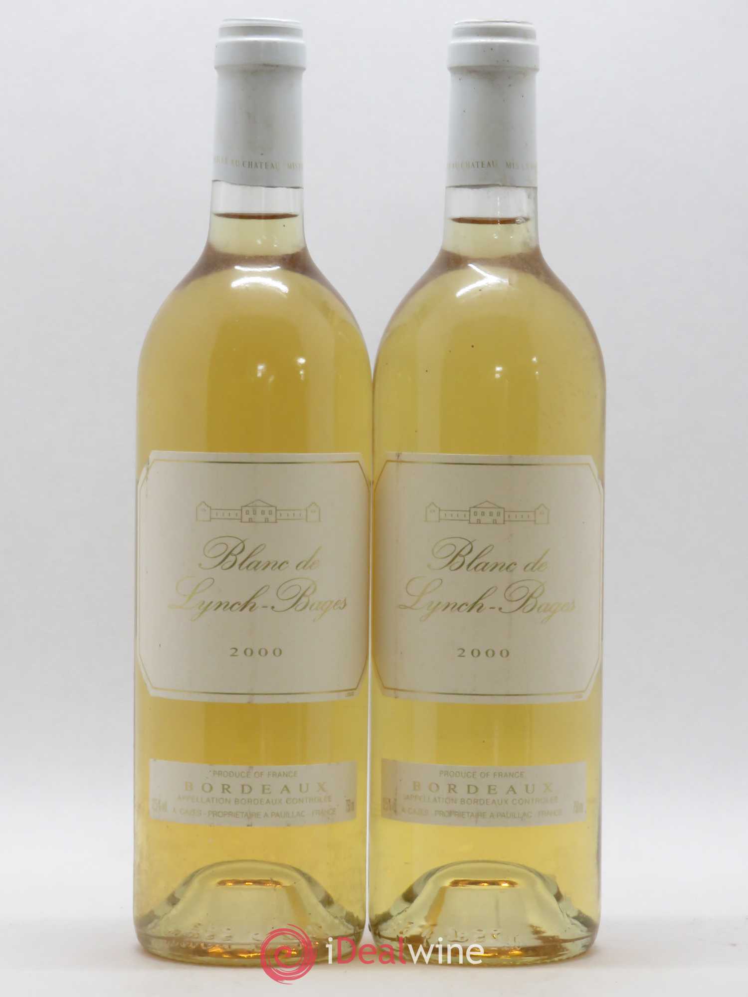 Blanc de Lynch Bages 2000 - Lot de 2 bouteilles - 0