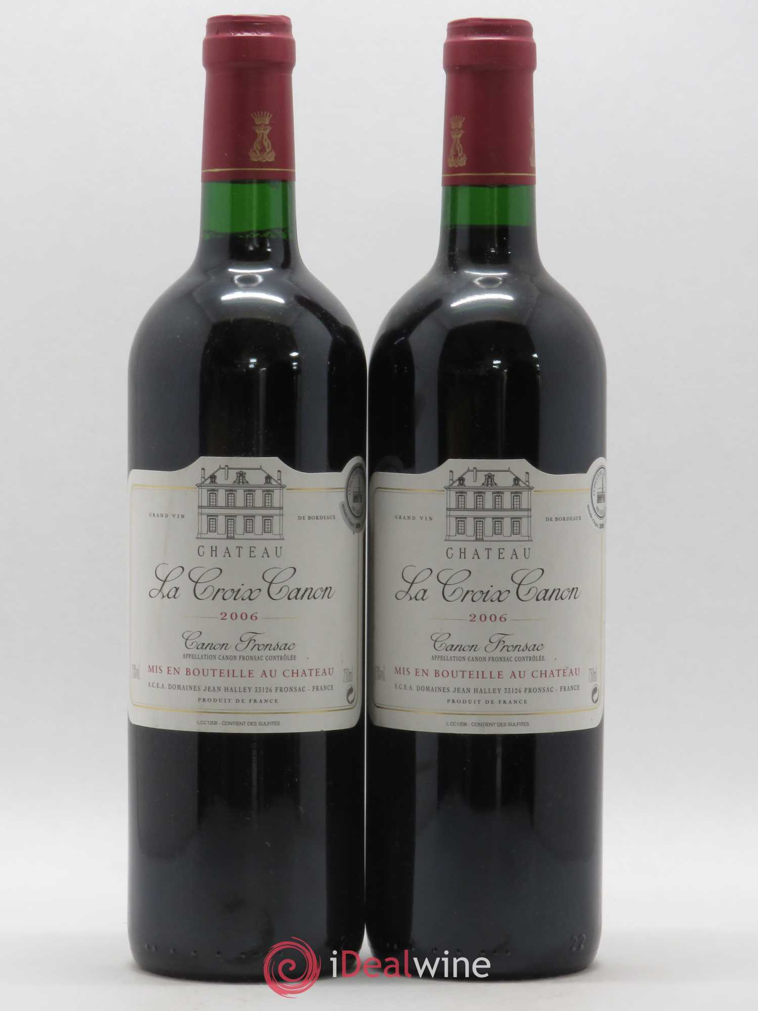 Canon-Fronsac Château La Croix Canon 2006 - Posten von 2 Flaschen - 0