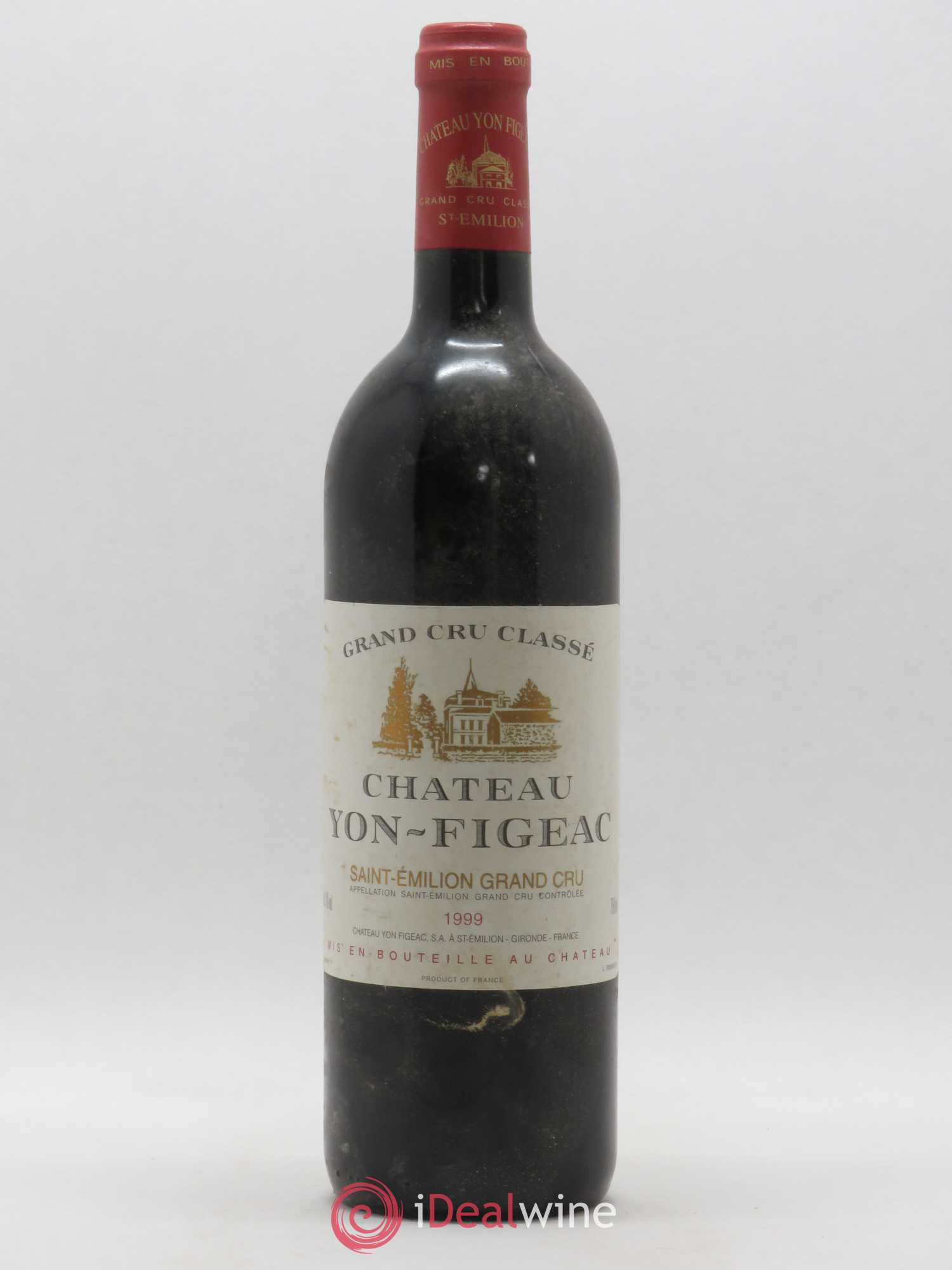 Château Yon Figeac Grand Cru Classé 1999 - Lot de 1 bouteille - 0