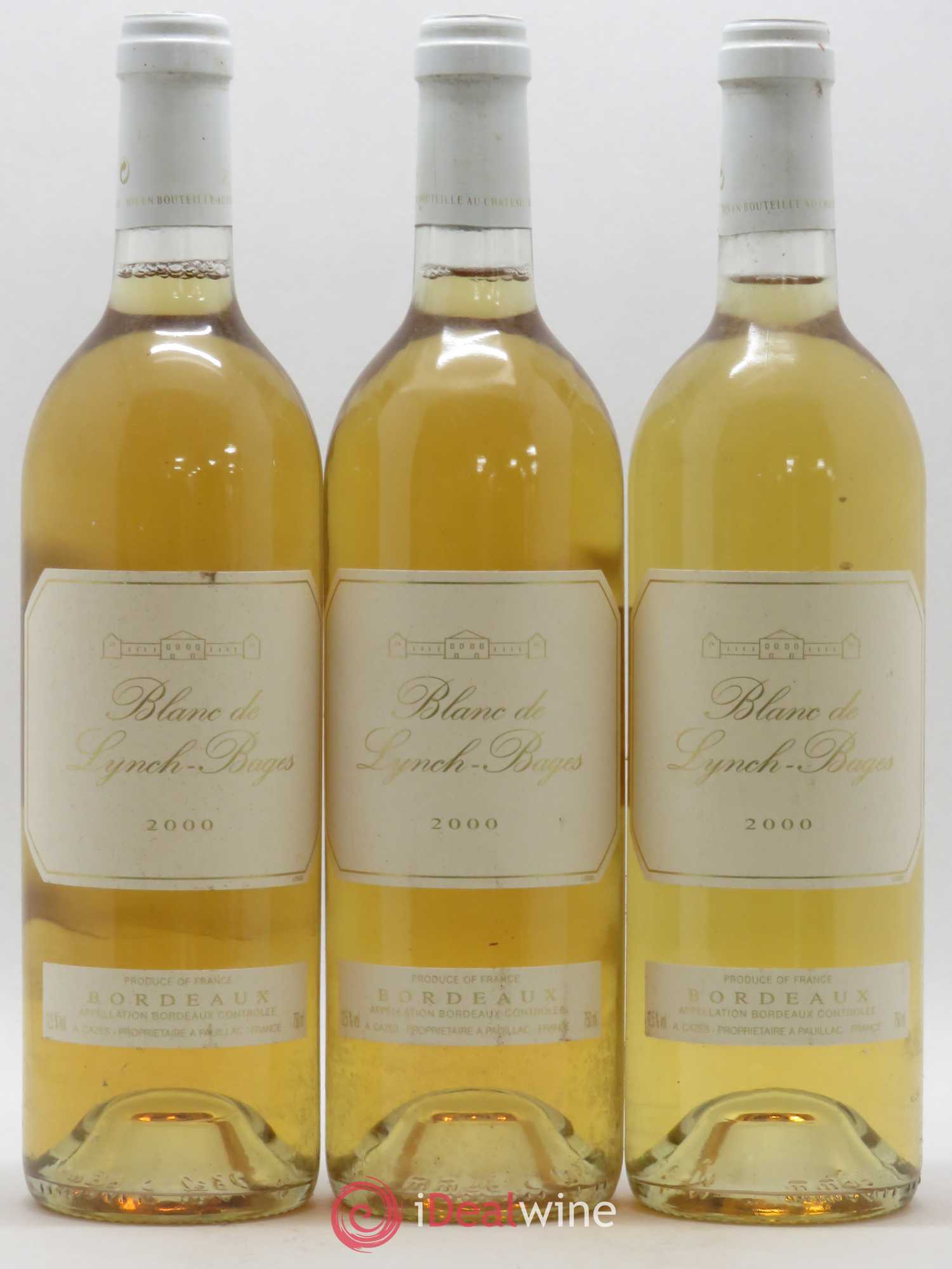 Blanc de Lynch Bages 2000 - Lot de 6 bouteilles - 1