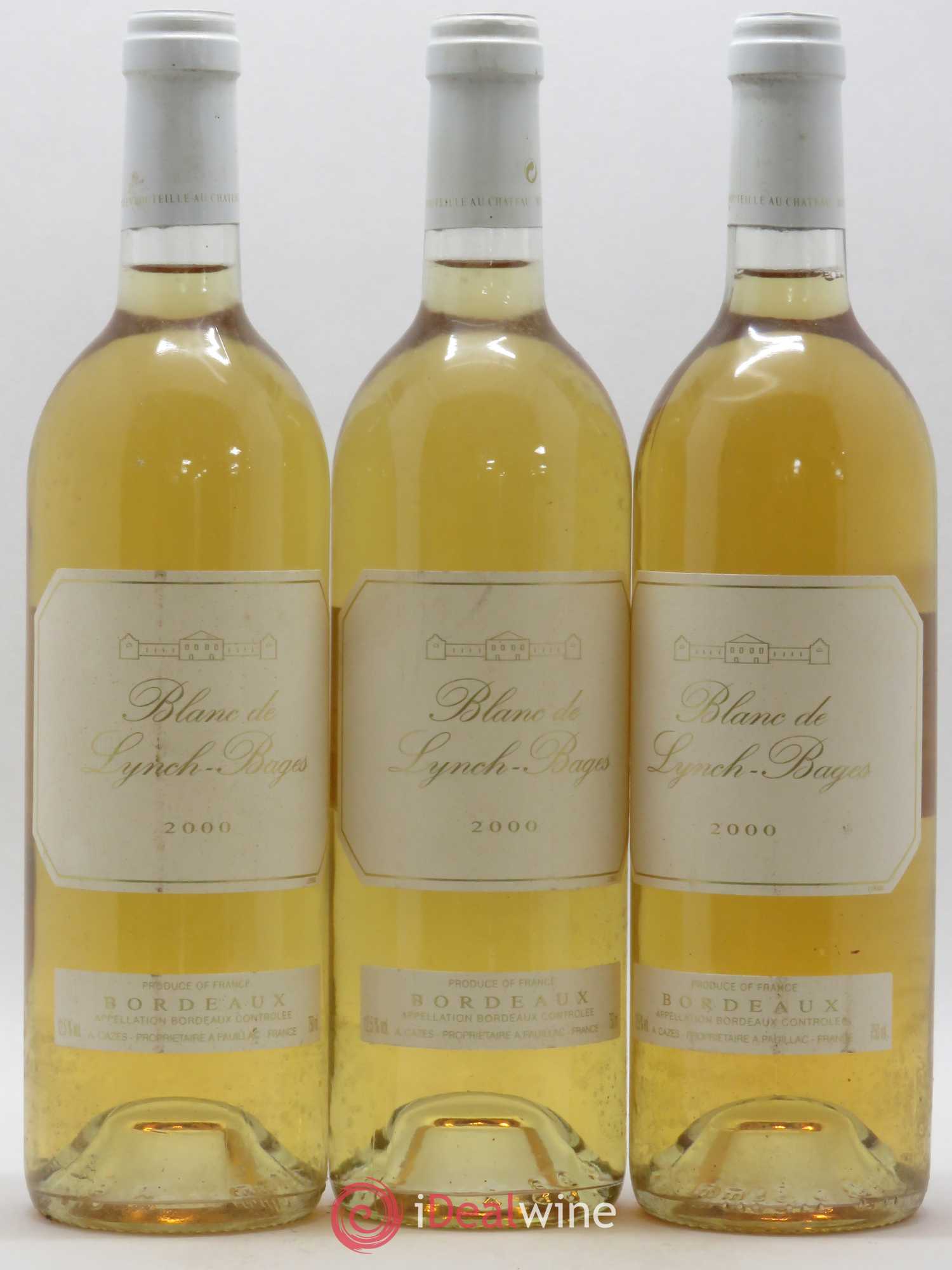 Blanc de Lynch Bages 2000 - Lot de 6 bouteilles - 2