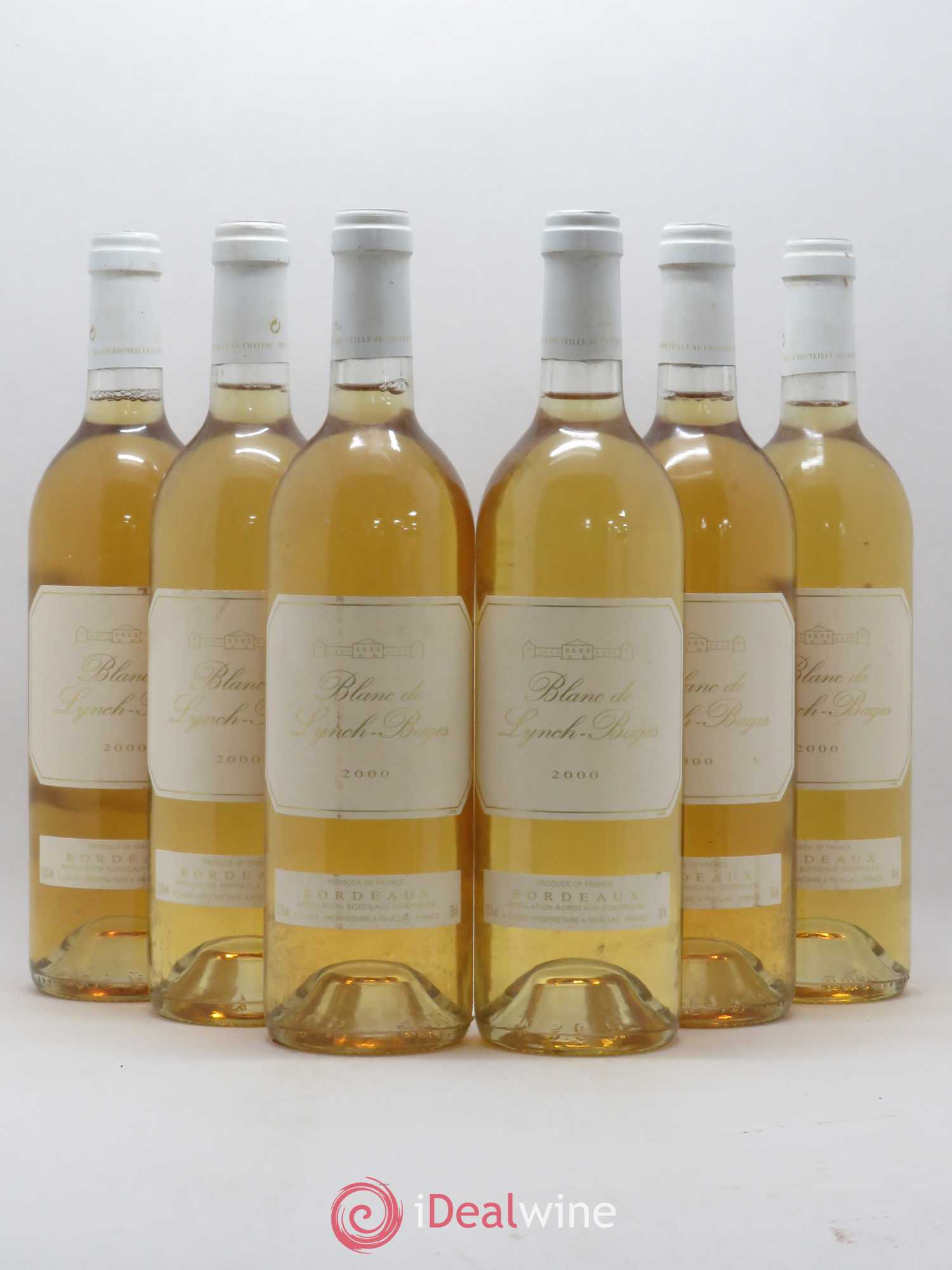 Blanc de Lynch Bages 2000 - Lot de 6 bouteilles - 0