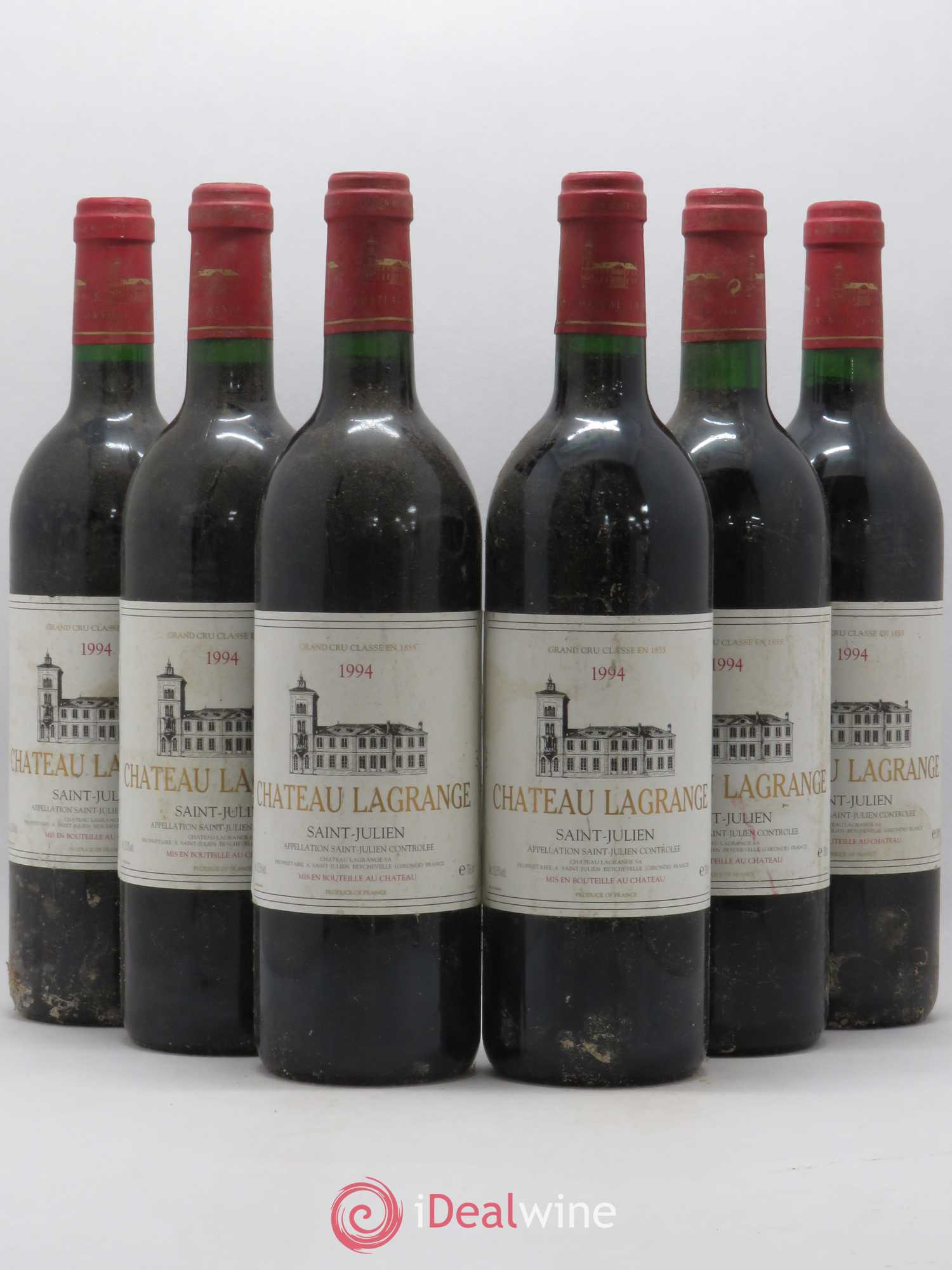 Château Lagrange 3ème Grand Cru Classé 1994 - Lot de 6 bouteilles - 0