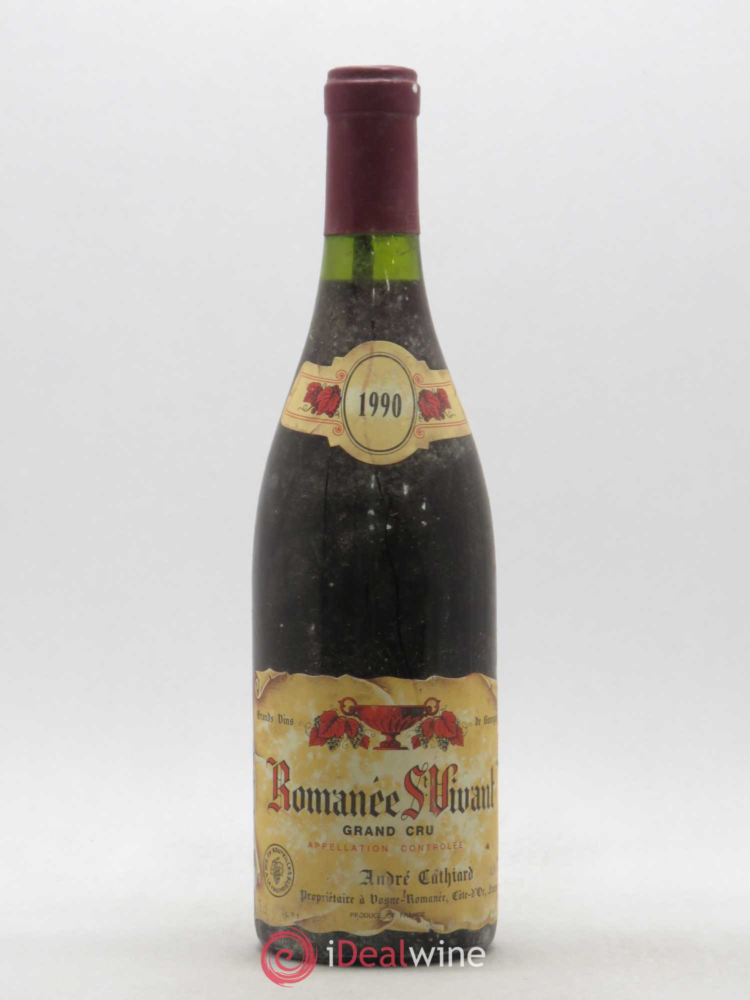 Romanée-Saint-Vivant Grand Cru André Cathiard 1990 - Lot de 1 bouteille - 0