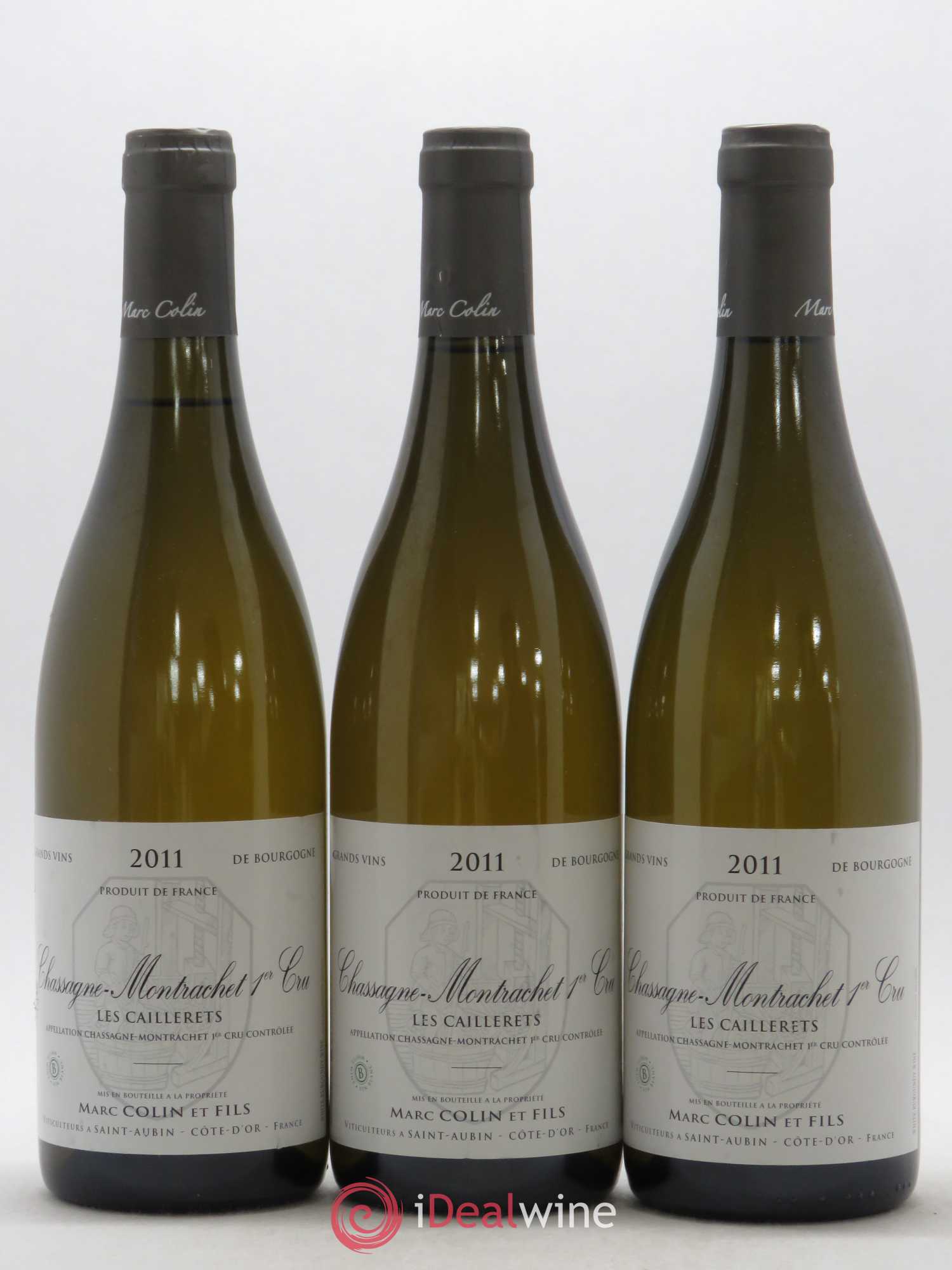 Chassagne-Montrachet 1er Cru Les Caillerets Marc Colin & Fils 2011 - Lot de 3 bouteilles - 0
