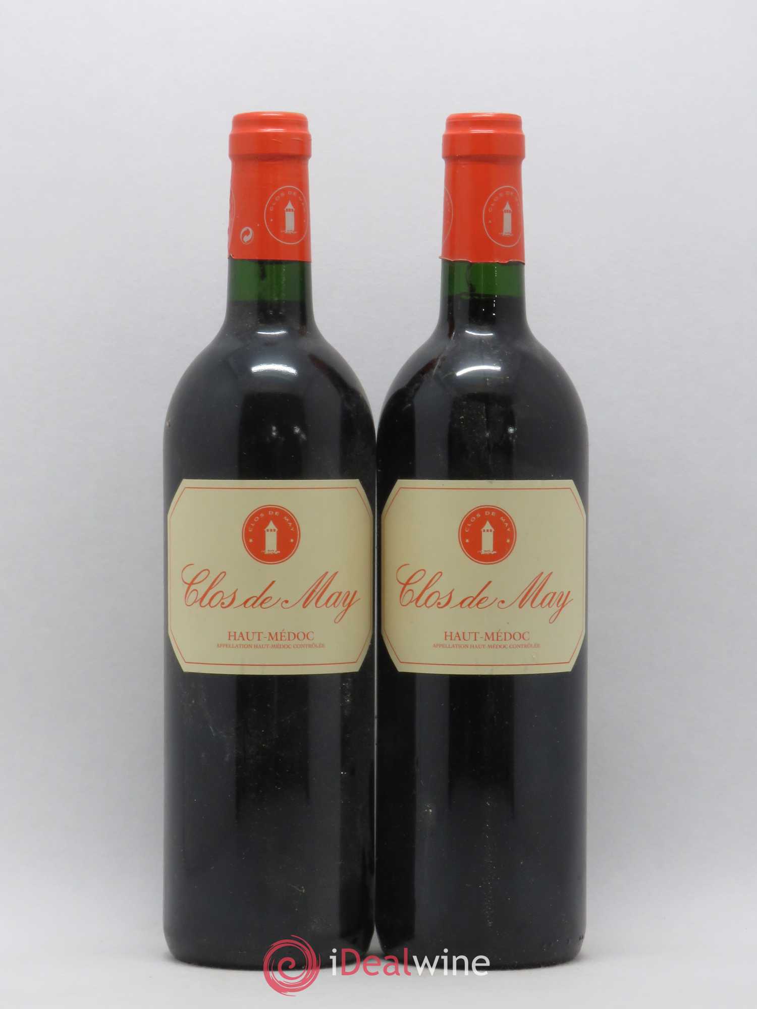 Haut Médoc Clos de May (sans prix de réserve) 2003 - Posten von 2 Flaschen - 0