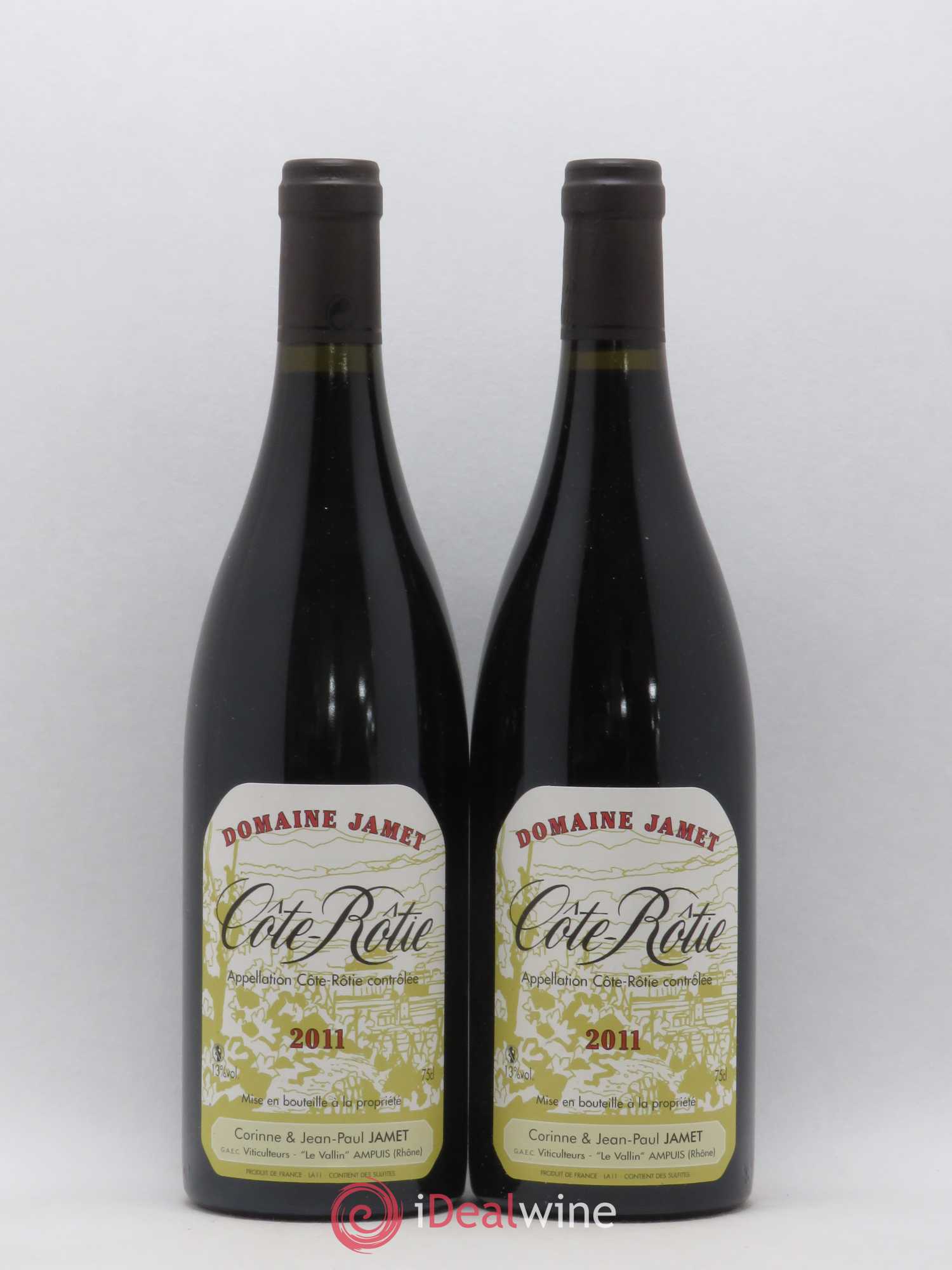 Côte-Rôtie Jamet (Domaine) 2011 - Lot de 2 bouteilles - 0