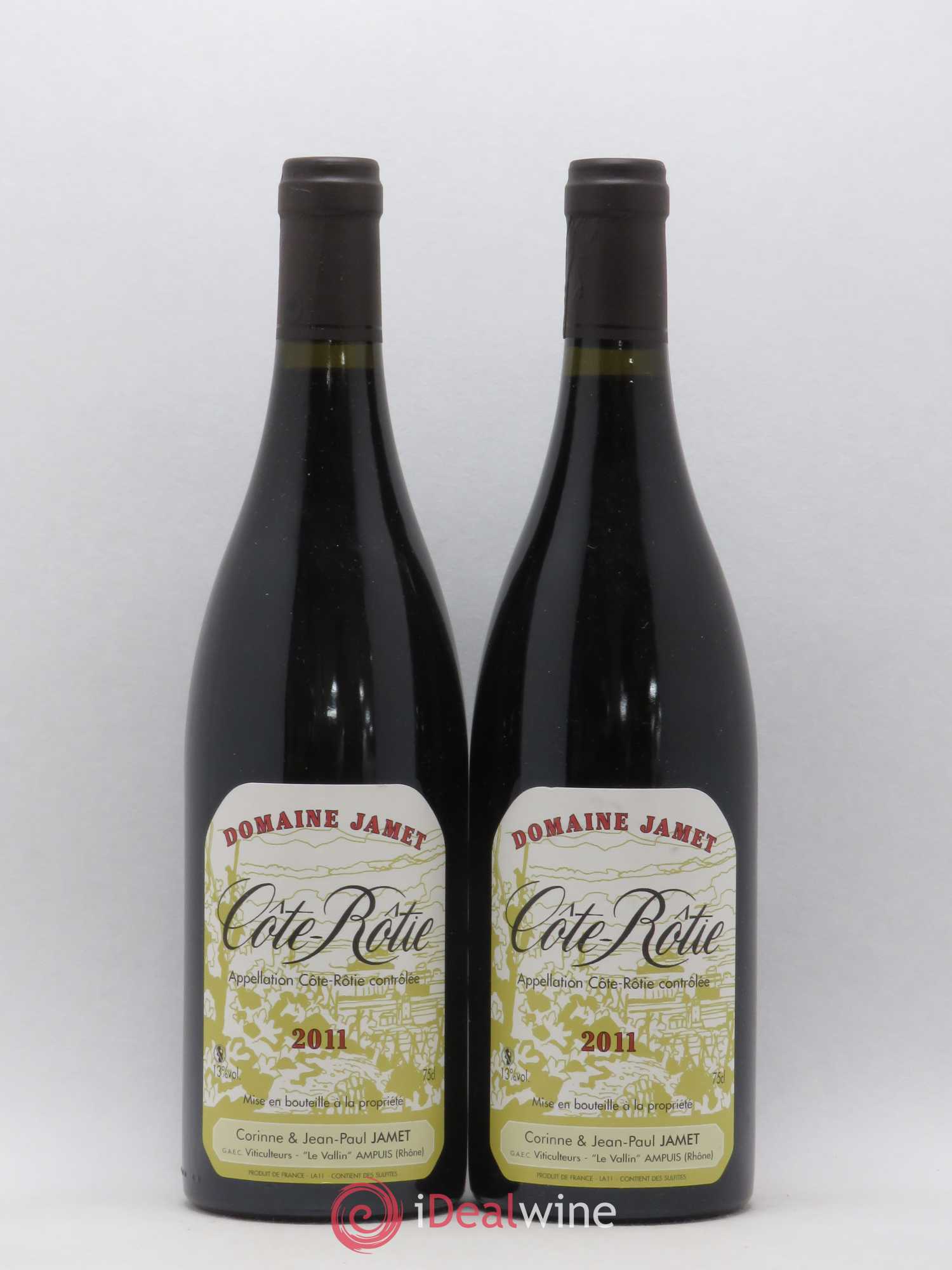 Côte-Rôtie Jamet (Domaine) 2011 - Lot de 2 bouteilles - 0