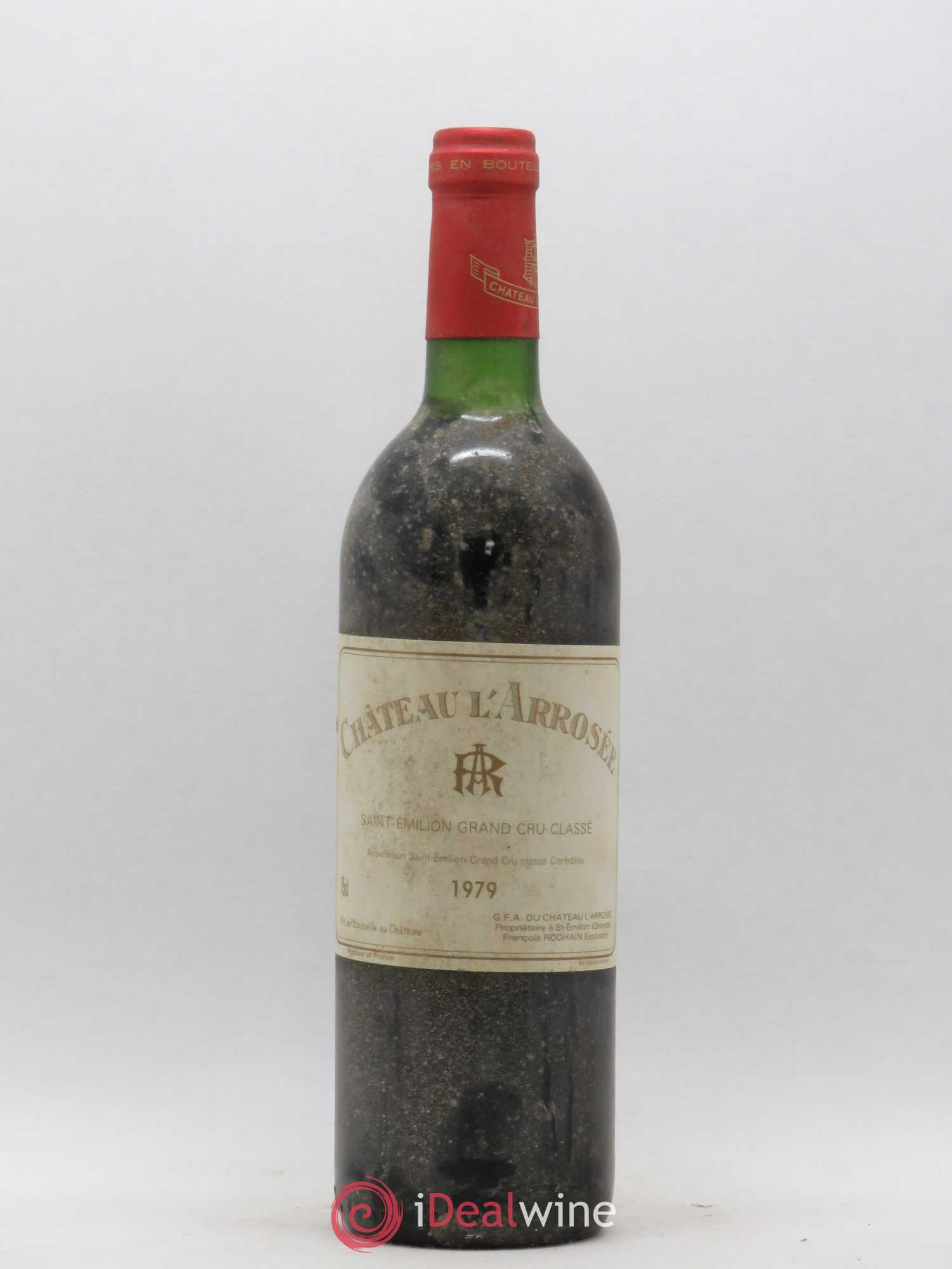 Château l' Arrosée Grand Cru Classé 1979 - Lot de 1 bouteille - 0