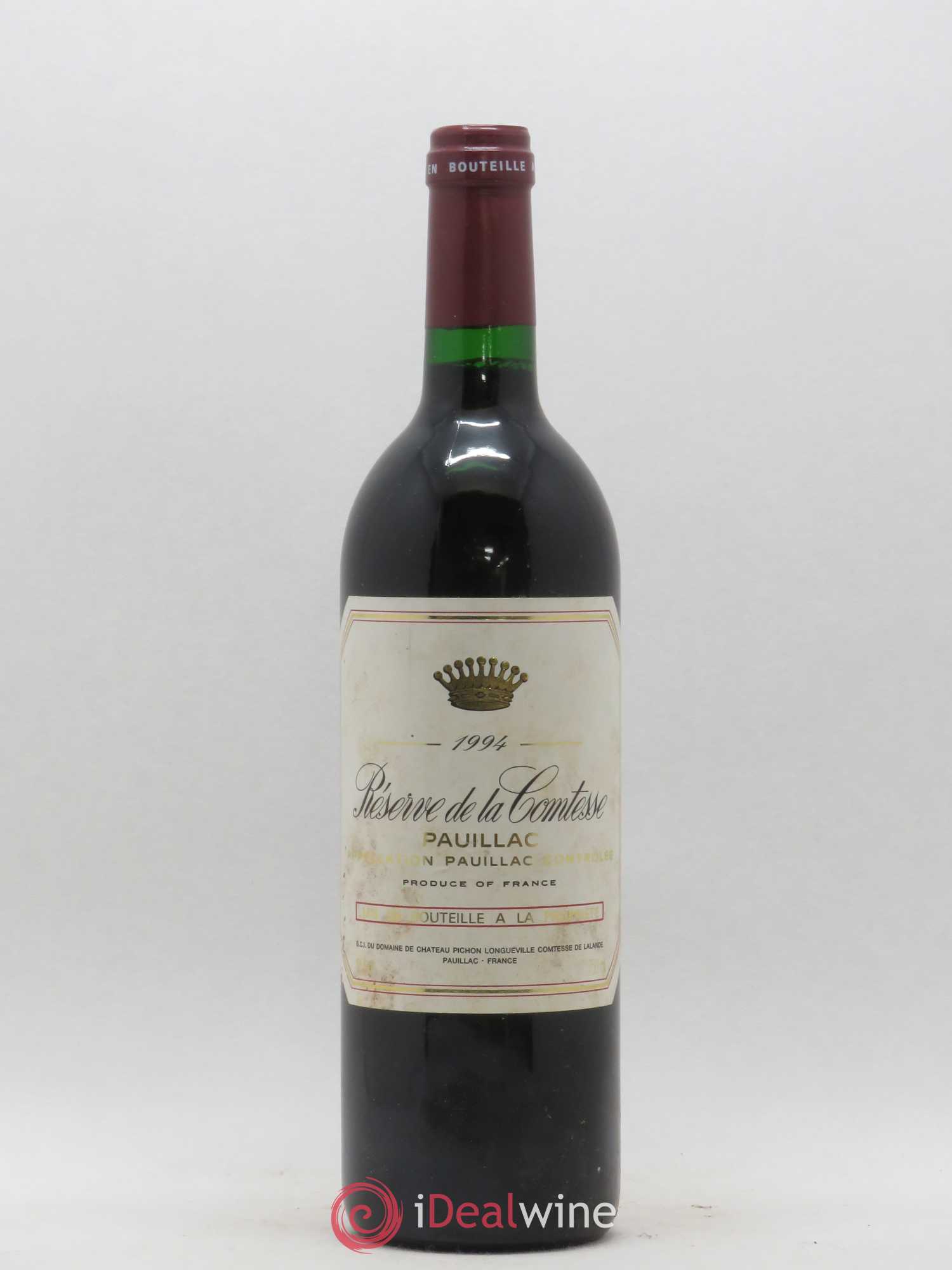 Réserve de la Comtesse Second Vin 1994 - Lot de 1 bouteille - 0
