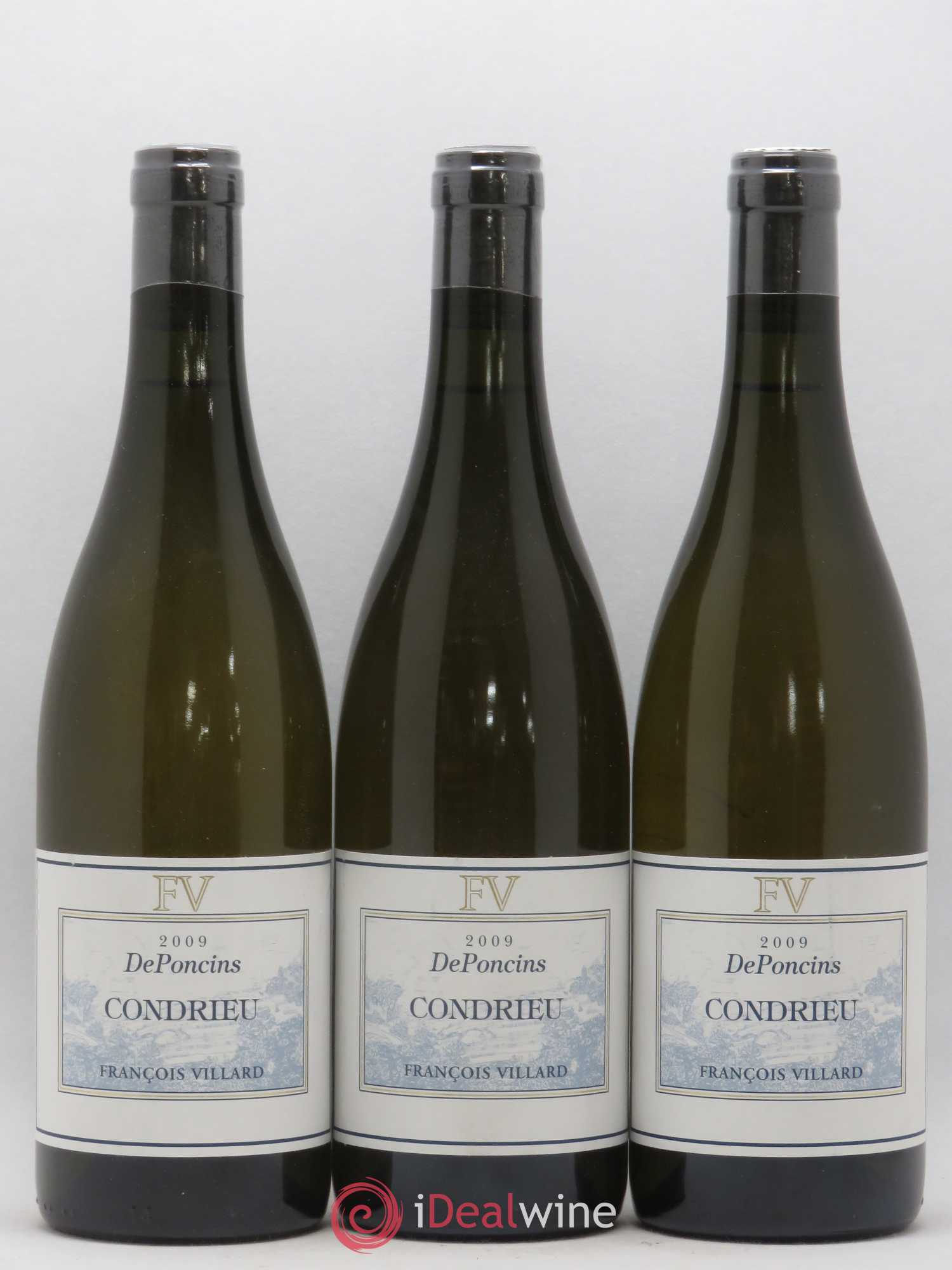 Condrieu Deponcins François Villard 2009 - Lot de 3 bouteilles - 0