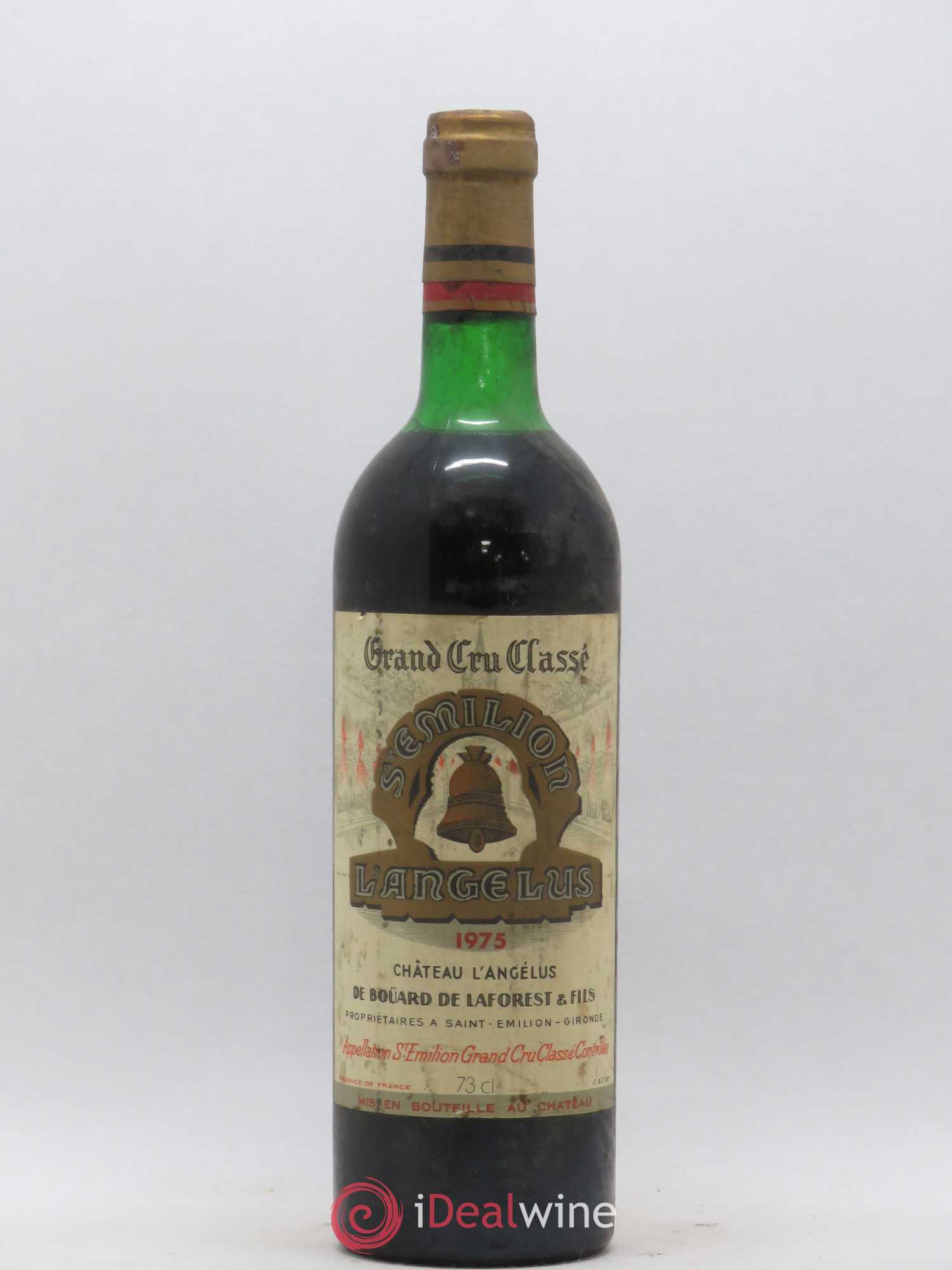 Château Angélus 1er Grand Cru Classé A 1975 - Lot de 1 bouteille - 0