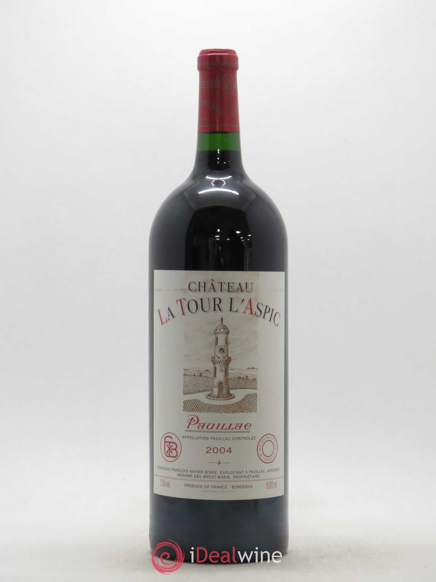 Pauillac Château La Tour L'Aspic 2004 - Lot de 1 magnum - 0