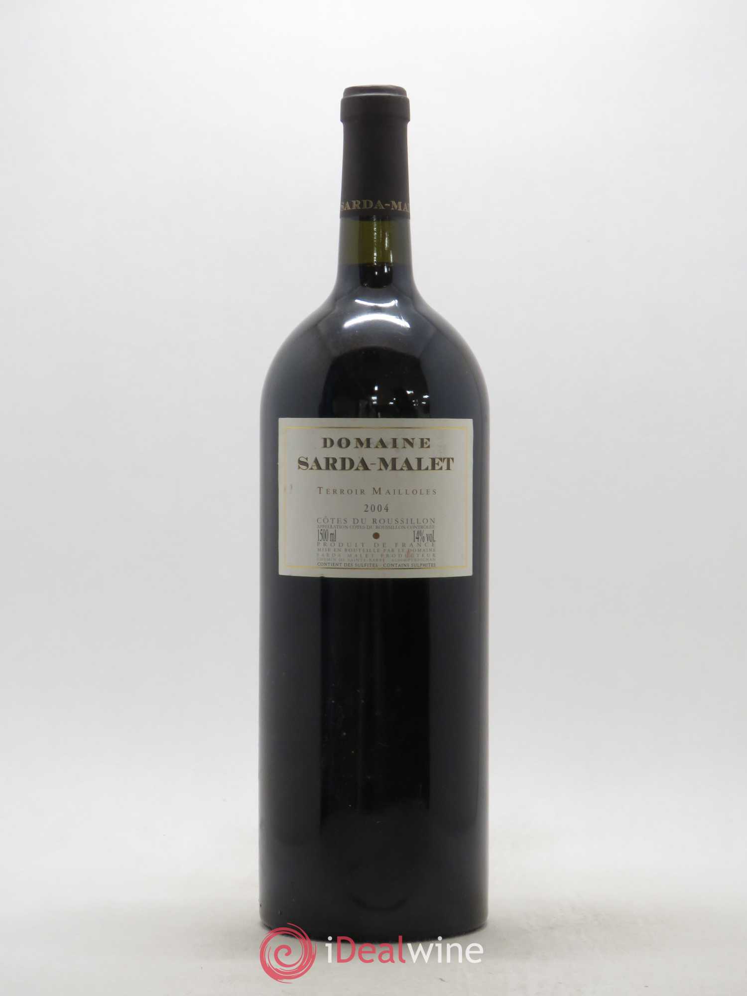 Côtes du Roussillon Domaine Sarda-Malet Le Sarda Jérôme Malet Terroir Mailloles 2004 - Posten von 1 Magnum - 0