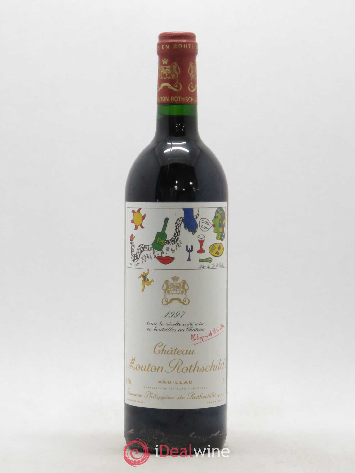 Château Mouton Rothschild 1er Grand Cru Classé 1997 - Lot de 1 bouteille - 0