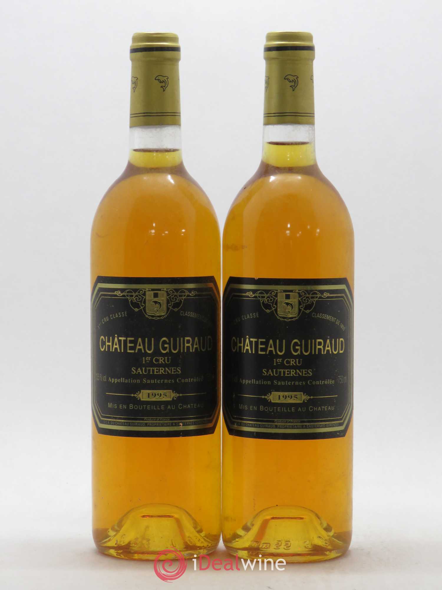 Château Guiraud 1er Grand Cru Classé 1995 - Lotto di 2 bottiglie - 0