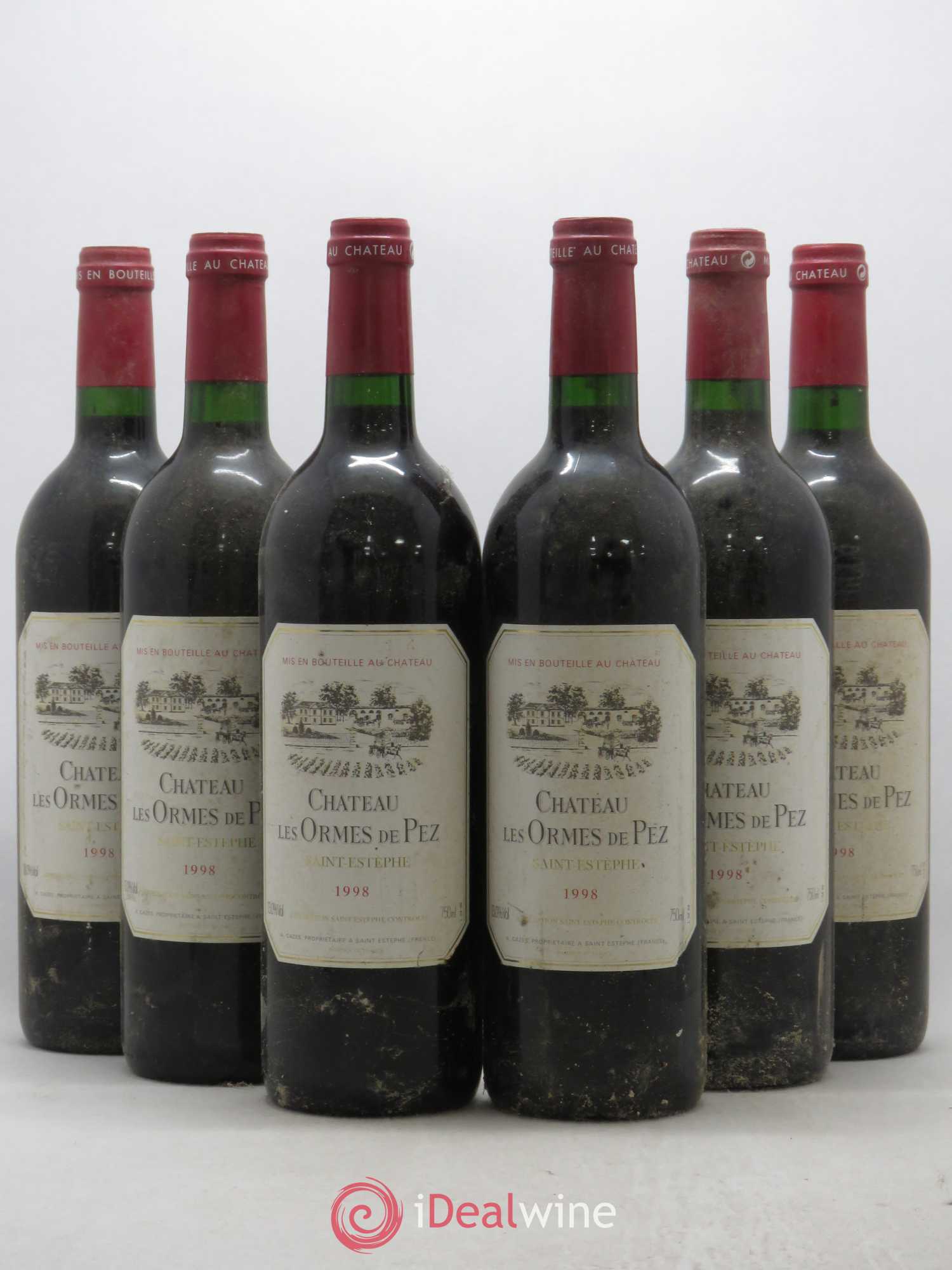 Château les Ormes de Pez 1998 - Lot de 6 bouteilles - 0