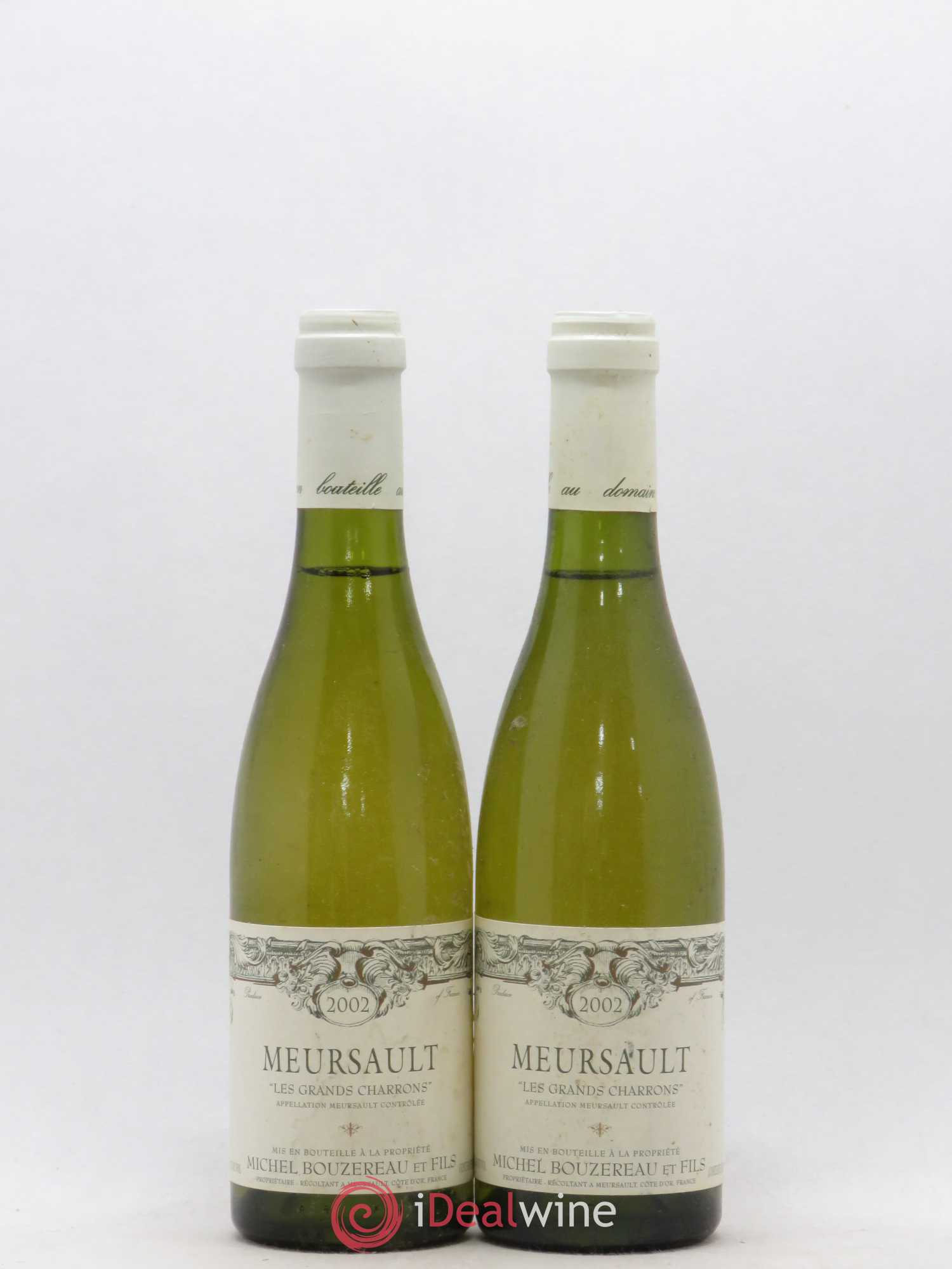 Meursault Les Grands Charrons Michel Bouzereau et Fils (Domaine) 2002 - Posten von 2 Demi-Flaschen - 0