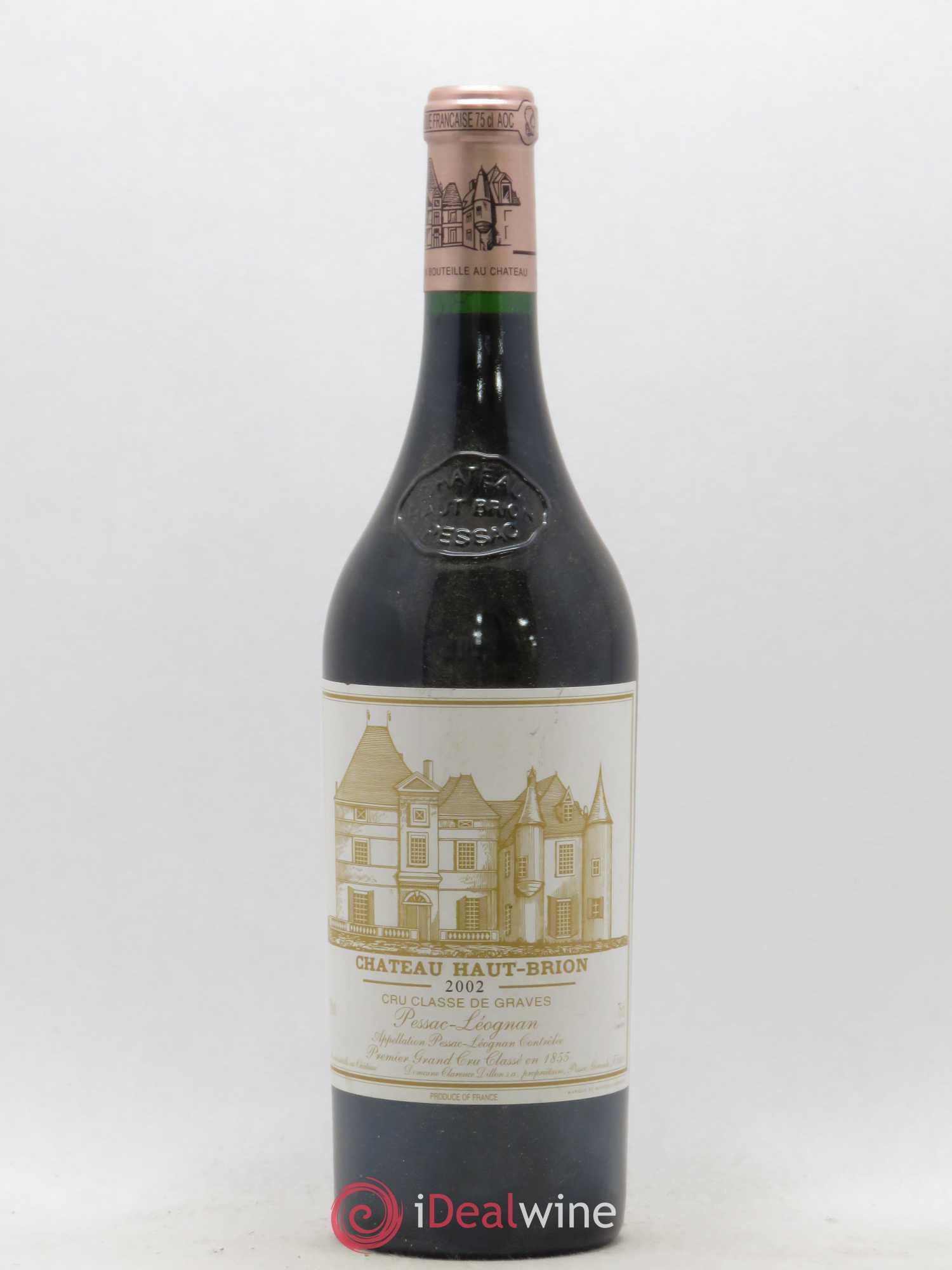 Château Haut Brion 1er Grand Cru Classé 2002 - Lot de 1 bouteille - 0