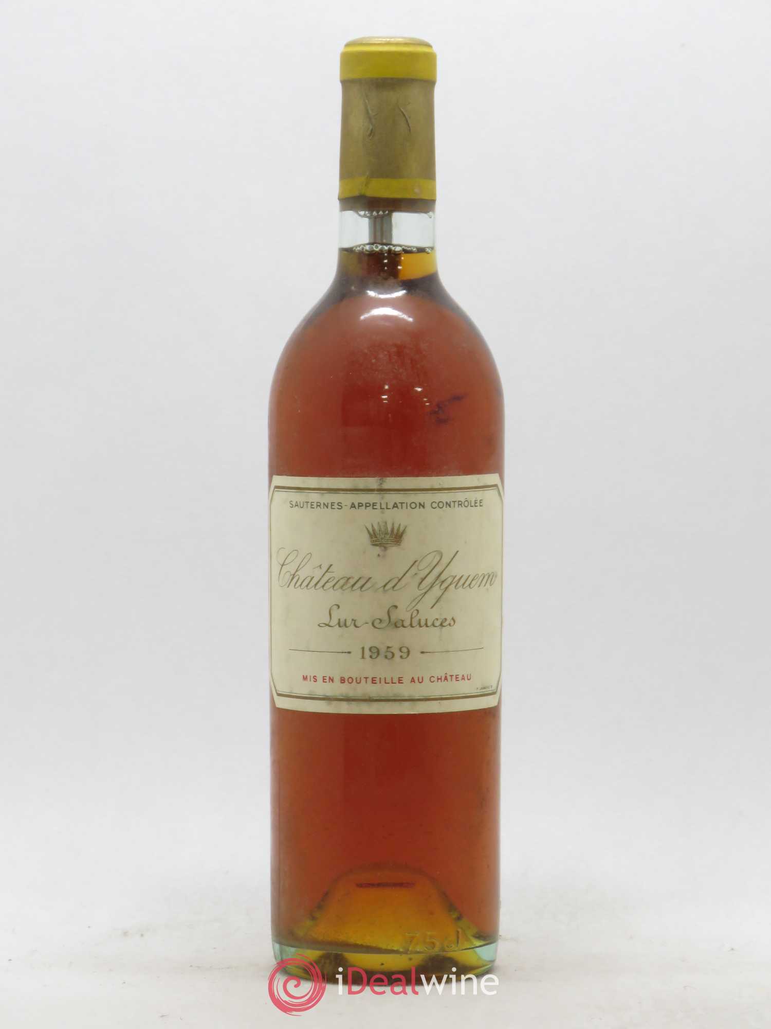 Château d' Yquem 1er Cru Classé Supérieur 1959 - Lotto di 1 bottiglia - 0