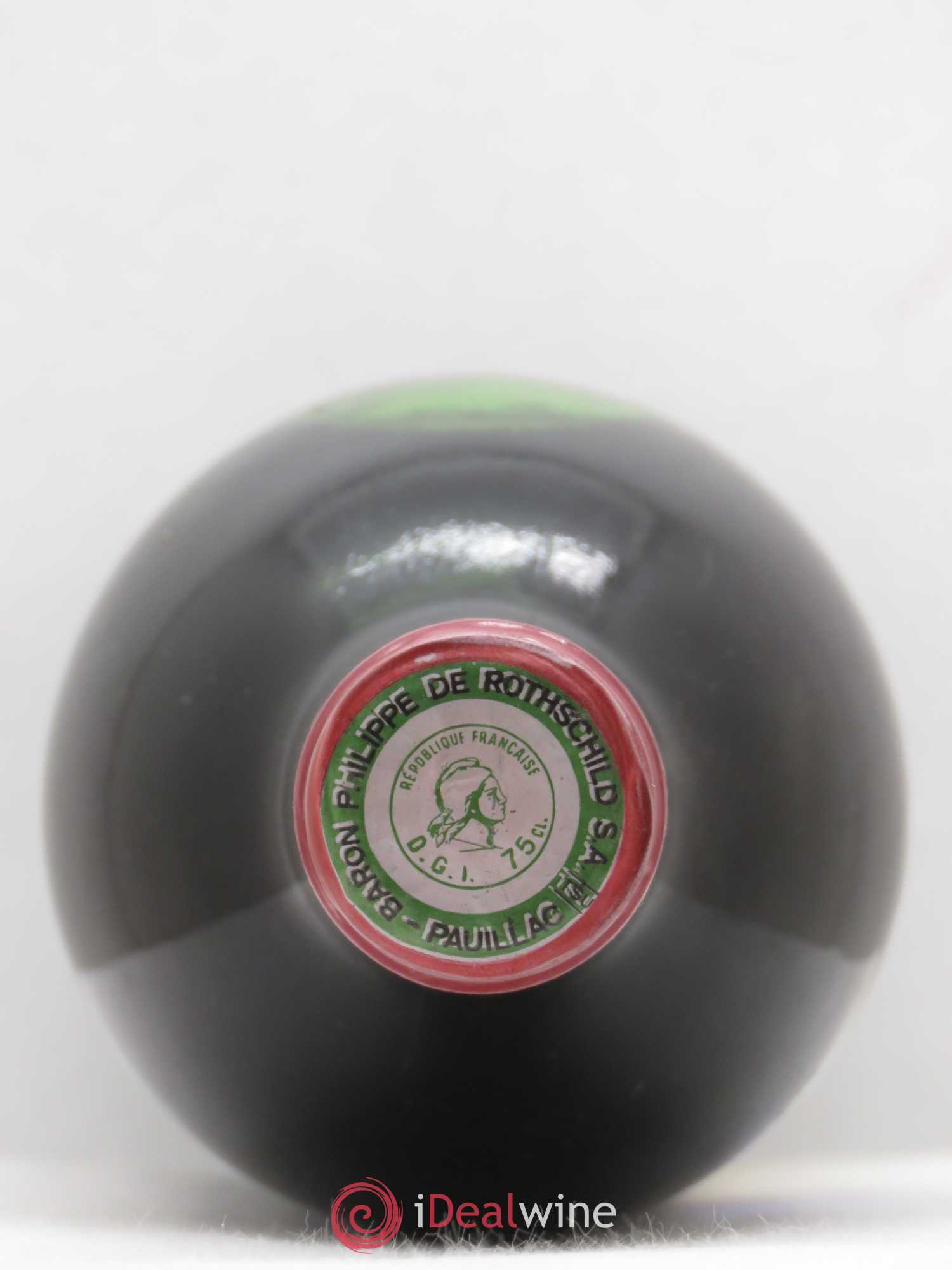 Château Mouton Rothschild 1er Grand Cru Classé 1980 - Lot de 1 bouteille - 1
