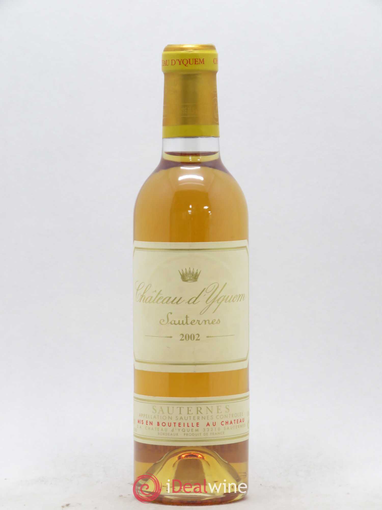 Château d' Yquem 1er Cru Classé Supérieur 2002 - Posten von 1 Demi-Flasche - 0
