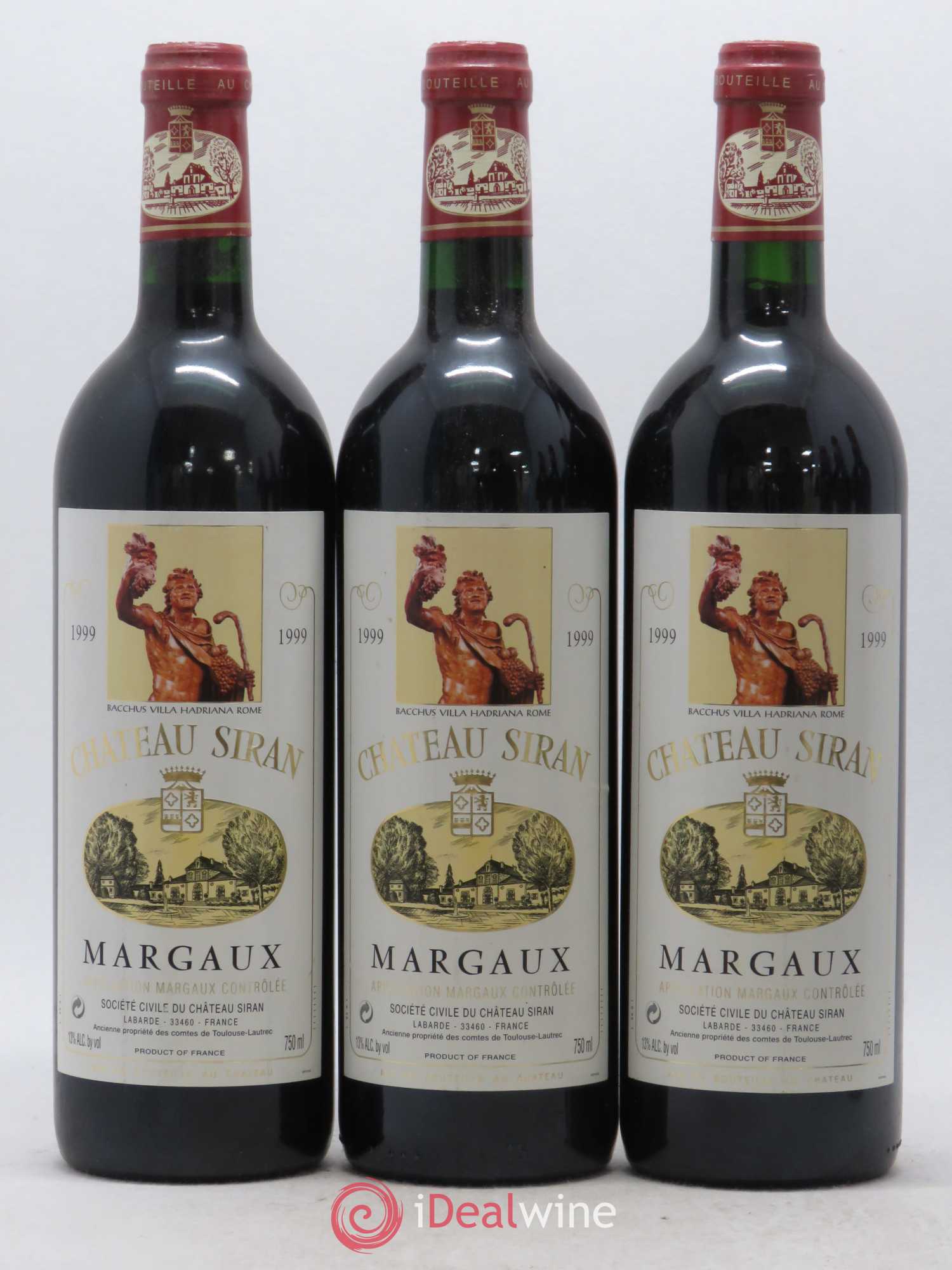Château Siran 1999 - Lot de 6 bouteilles - 1
