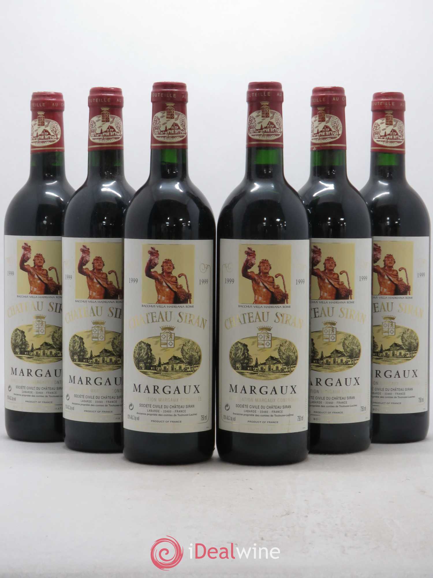 Château Siran 1999 - Lot de 6 bouteilles - 0