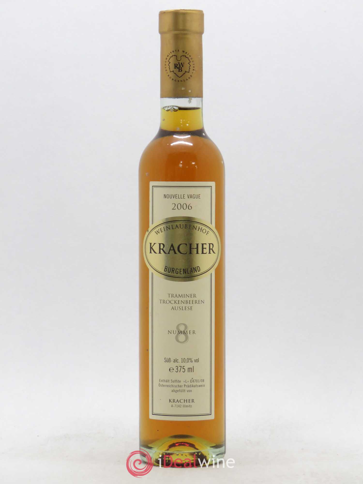 Autriche Traminer trockenbeeren auslese nummer 8 nouvelle vague Kracher 2006 - Posten von 1 Demi-Flasche - 0