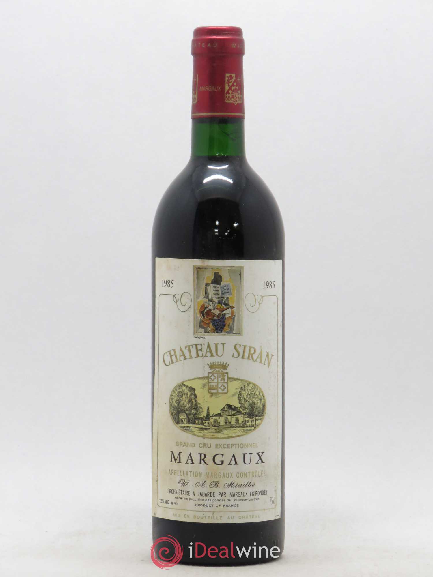 Château Siran 1985 - Lot de 1 bouteille - 0