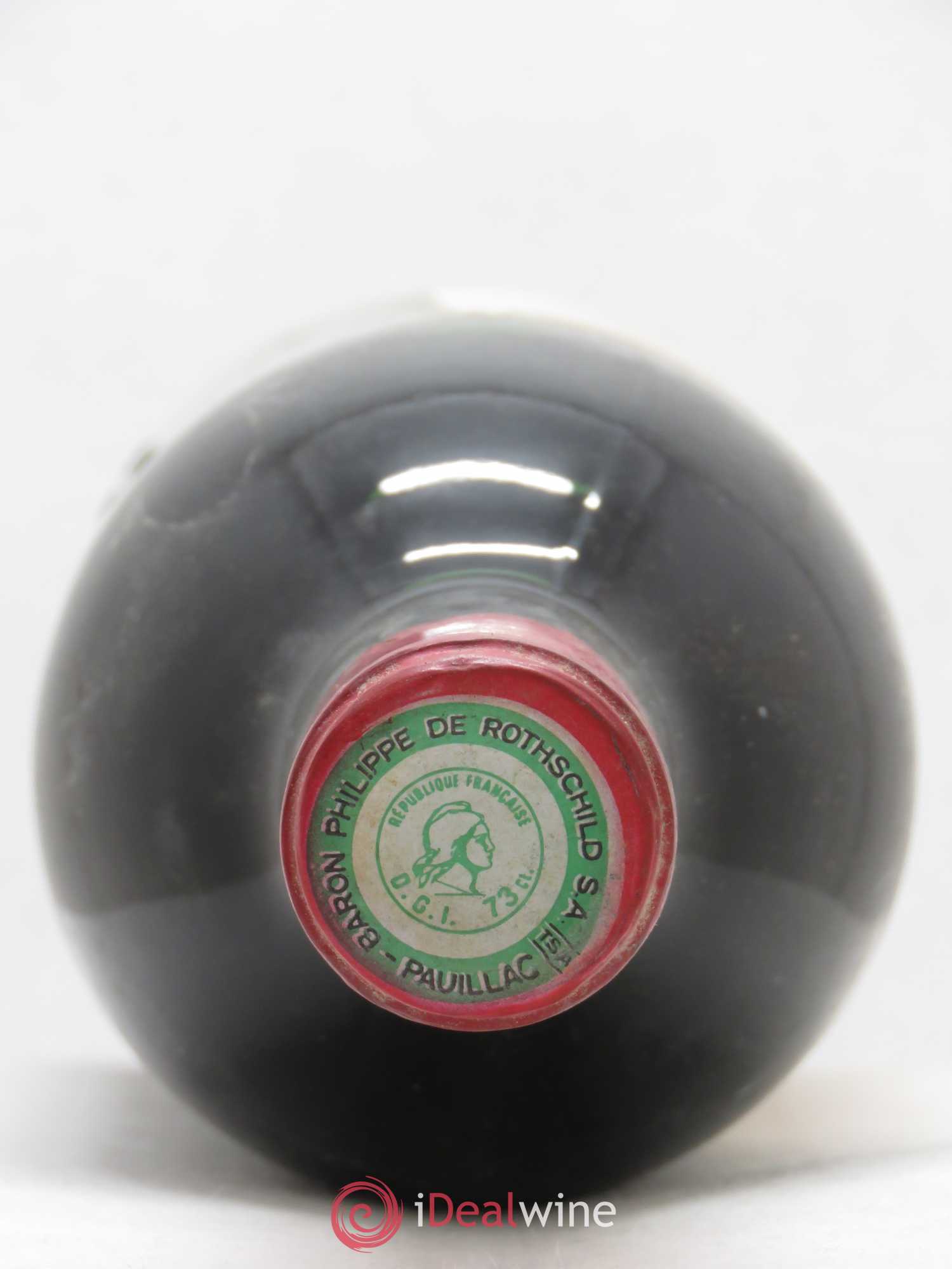 Château Mouton Rothschild 1er Grand Cru Classé 1971 - Lot de 2 bouteilles - 1