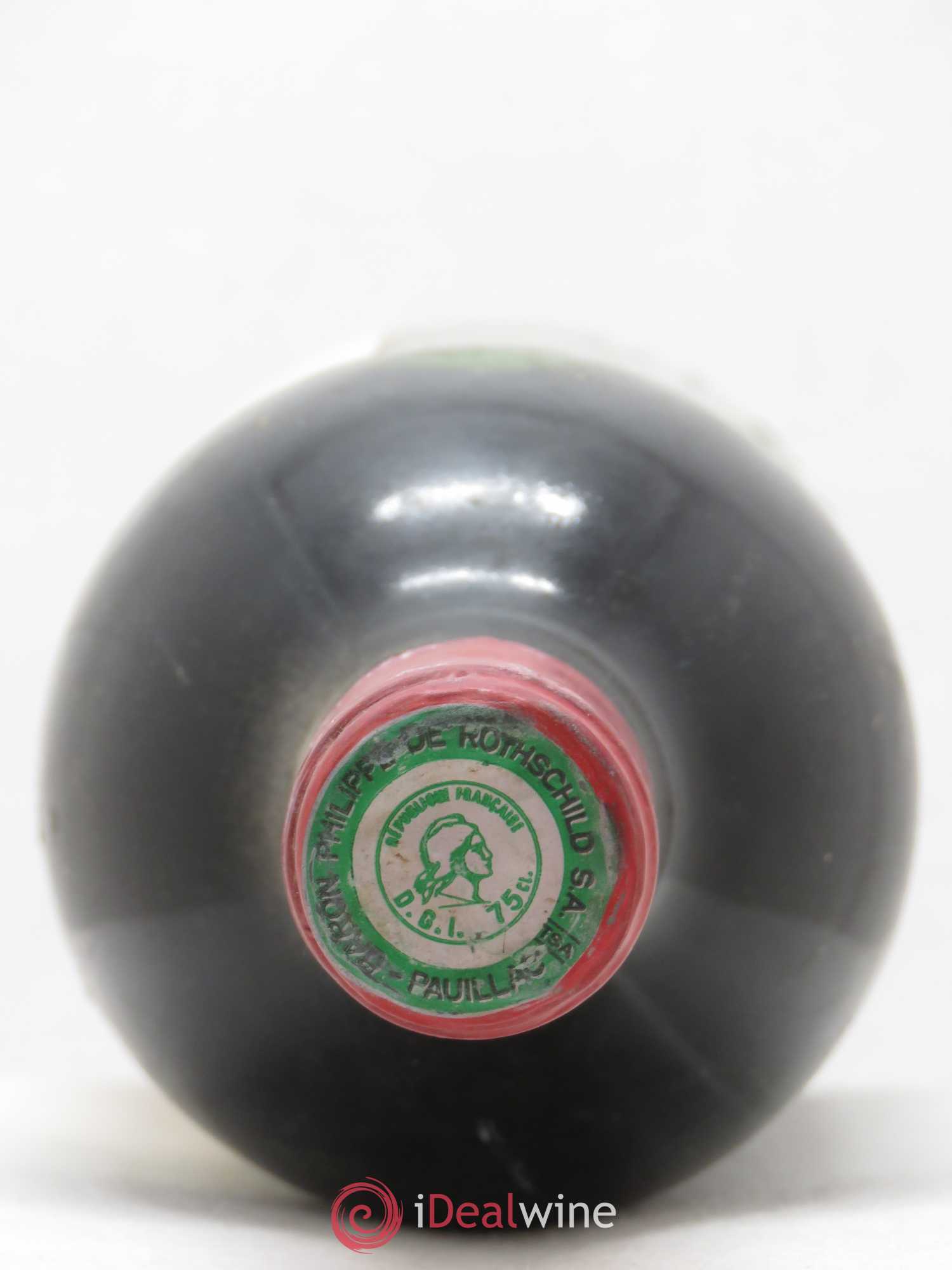 Château Mouton Rothschild 1er Grand Cru Classé 1977 - Lot de 1 bouteille - 1