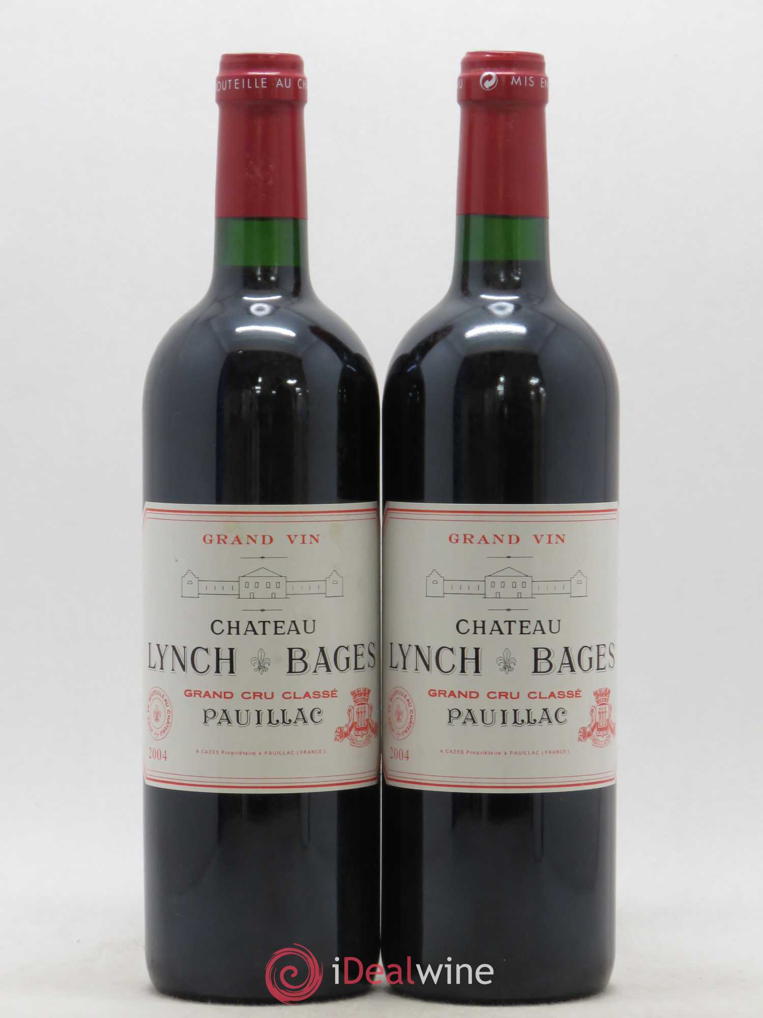 Château Lynch Bages 5ème Grand Cru Classé 2004 - Lot de 2 bouteilles - 0