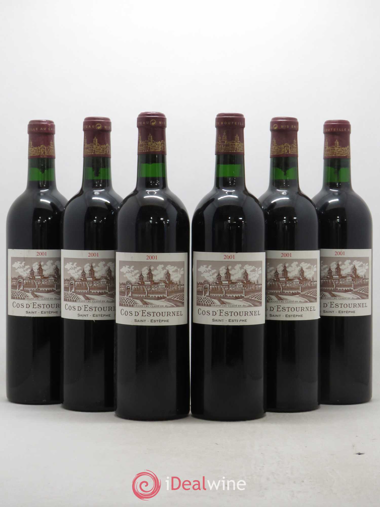 Cos d'Estournel 2ème Grand Cru Classé 2001 - Lot de 6 bouteilles - 0