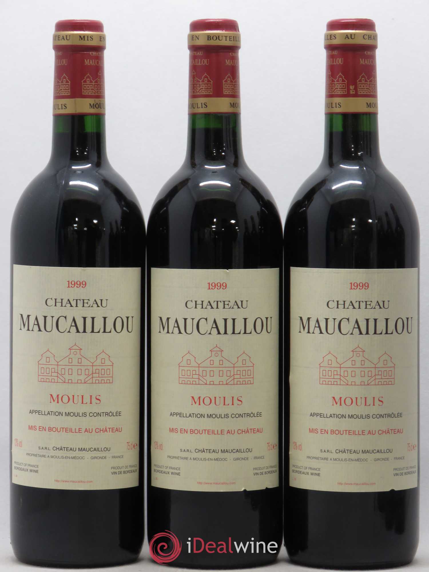 Château Maucaillou 1999 - Lot de 6 bouteilles - 1