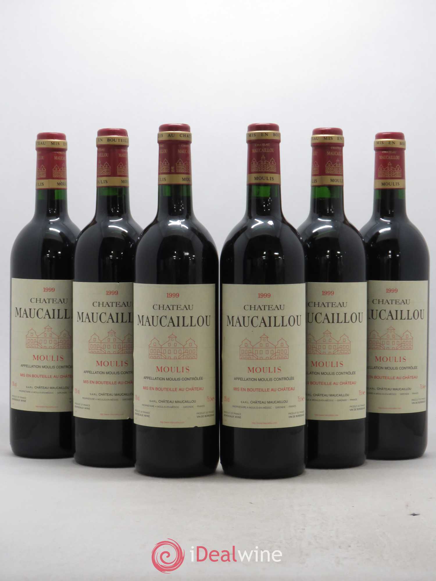 Château Maucaillou 1999 - Lot de 6 bouteilles - 0