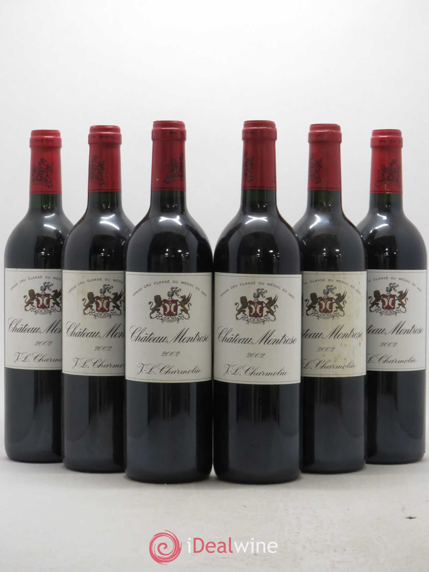Château Montrose 2ème Grand Cru Classé 2002 - Lot de 6 bouteilles - 0