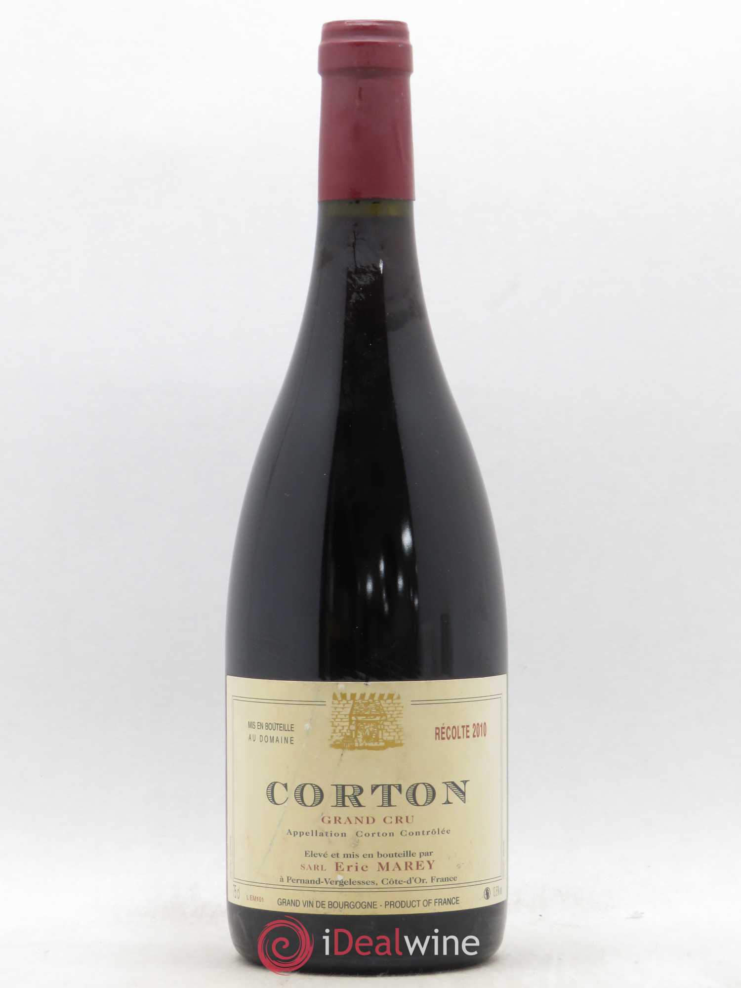 Corton Grand Cru Eric Marey 2010 - Lot de 1 bouteille - 0