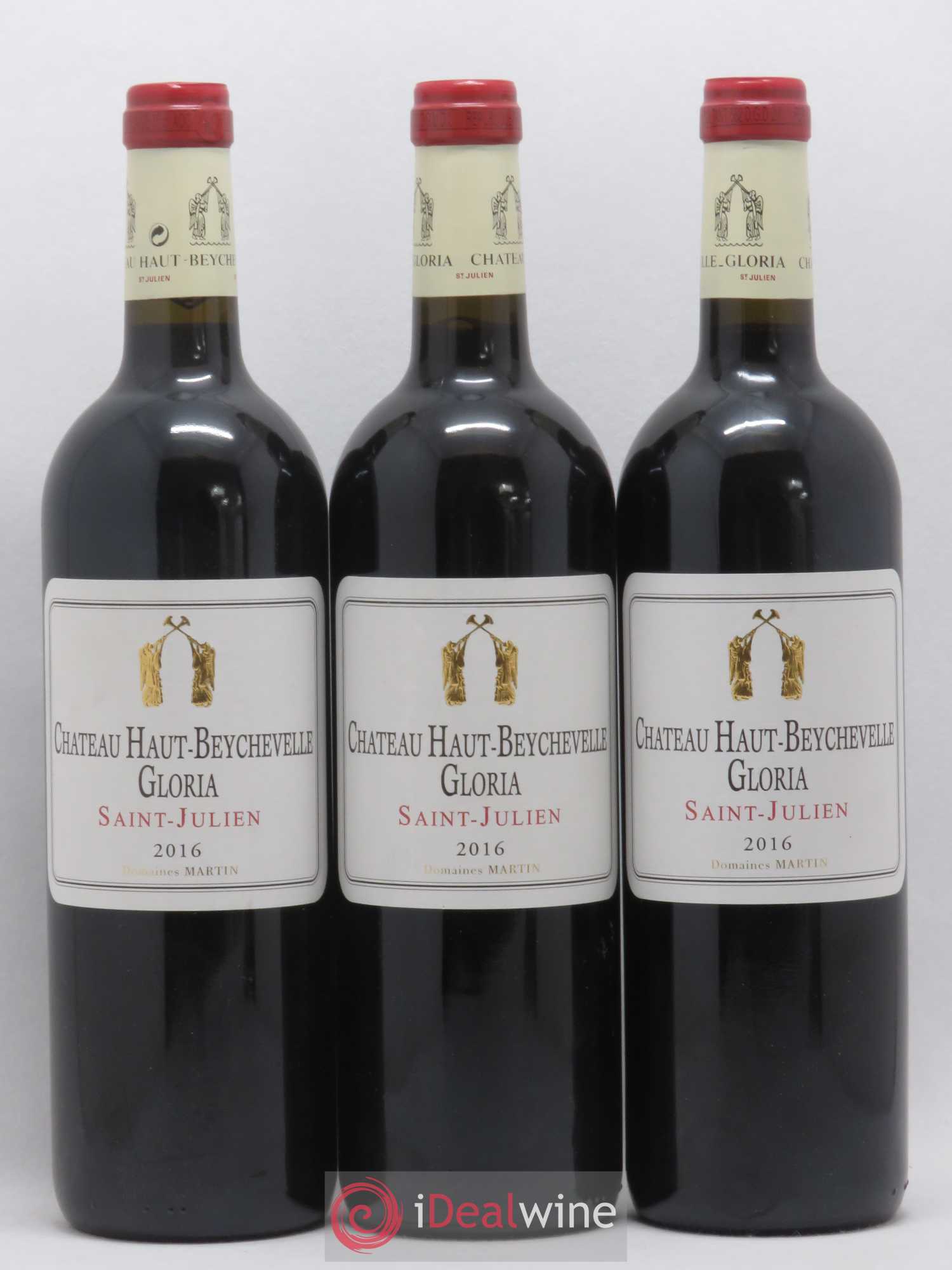 Saint-Julien Château Haut Beychevelle Gloria 2016 - Posten von 3 Flaschen - 0